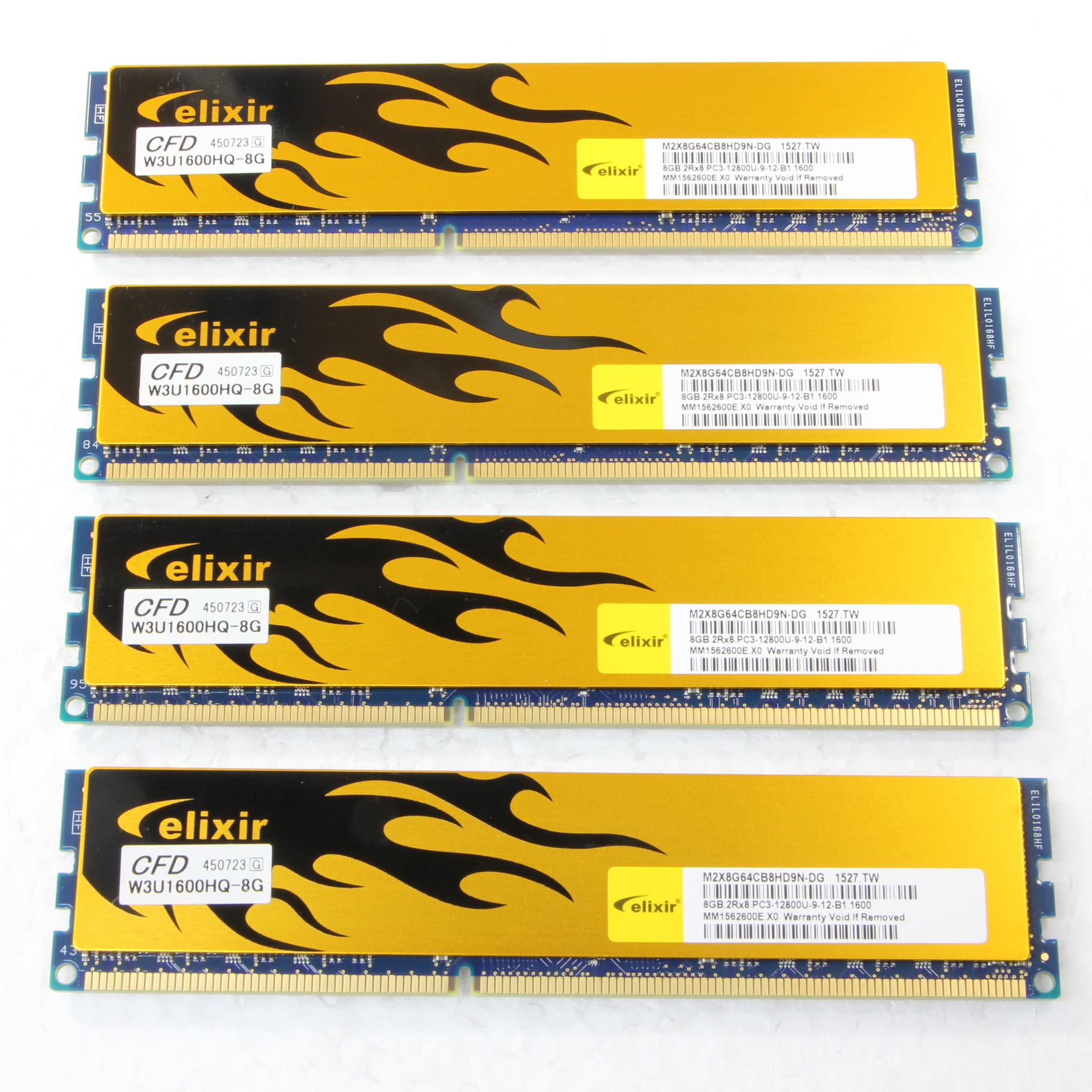 elixir DDR3 1600  PC3-12800U  8GB×4枚32GB