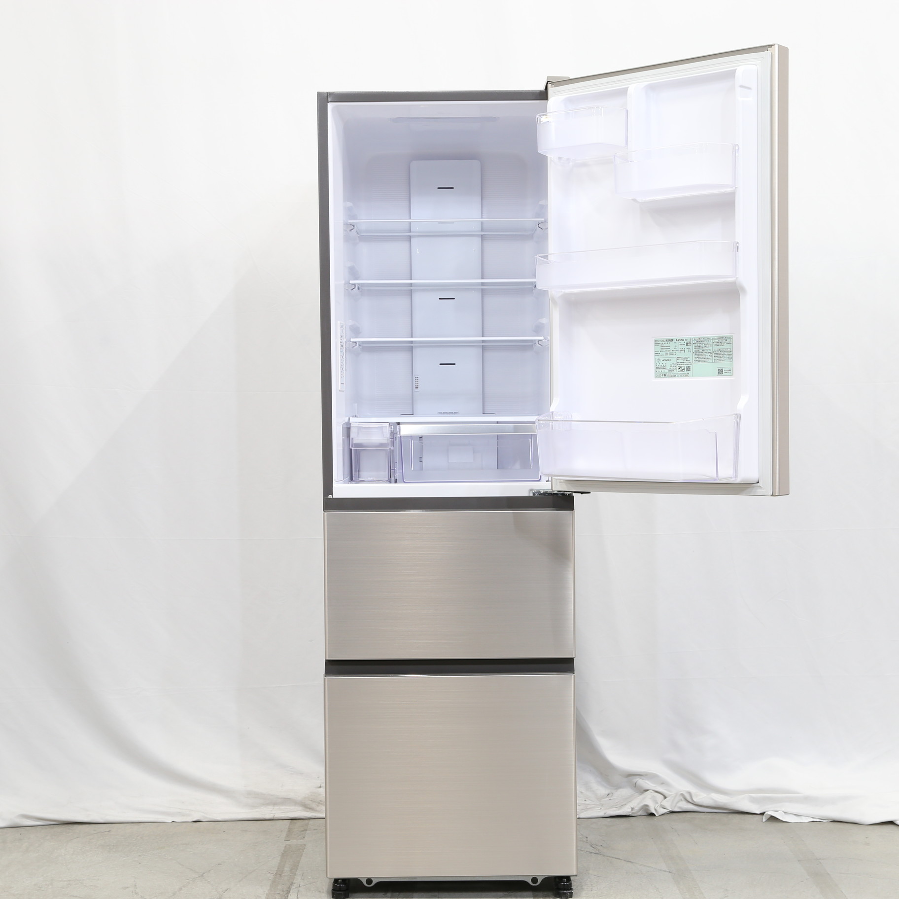 店頭受け渡し】 日立 冷凍冷蔵庫 R-V32NV 315L 2020年製 中古品 - 冷蔵庫