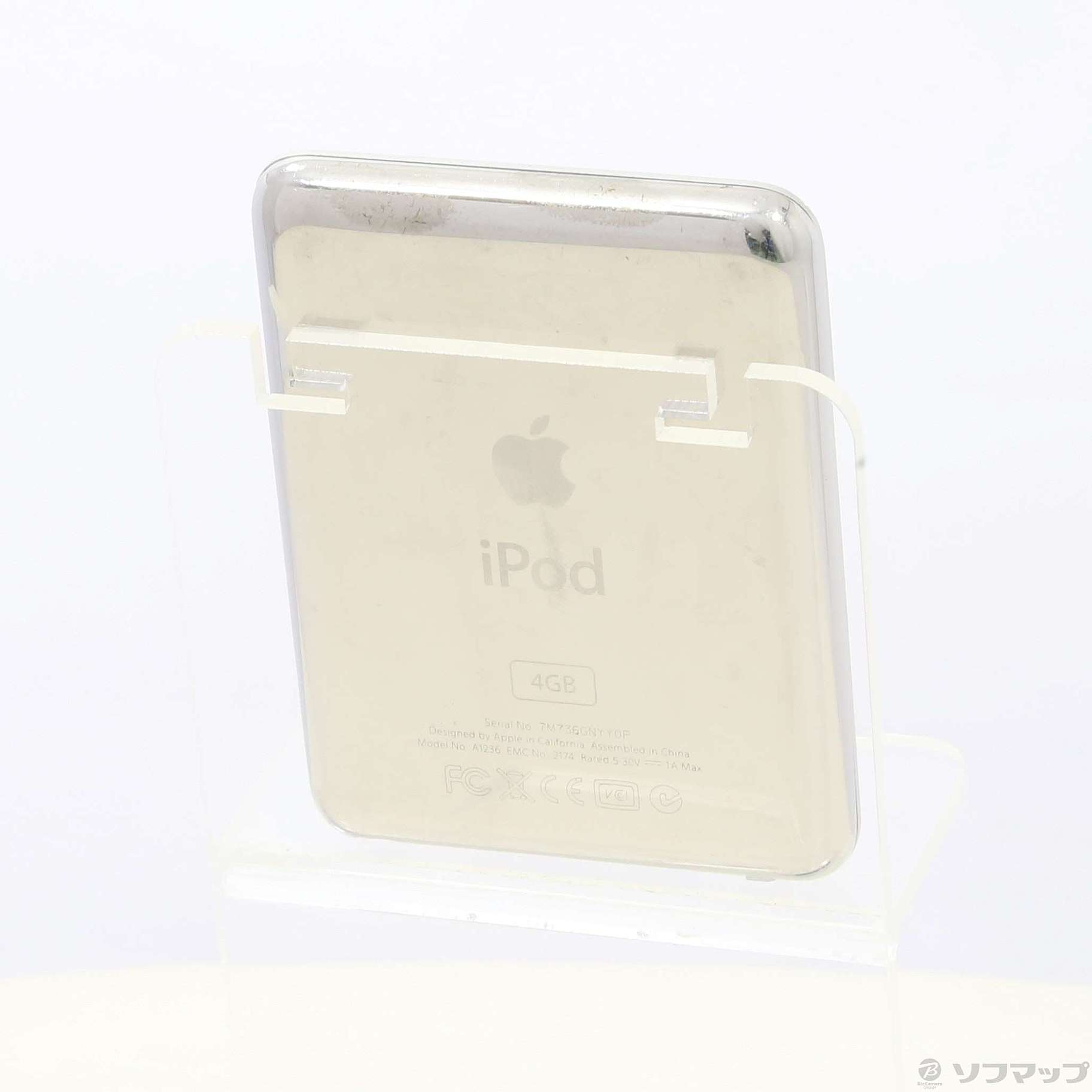 中古】iPod nano第3世代 メモリ4GB シルバー MA978J／A [2133030484712