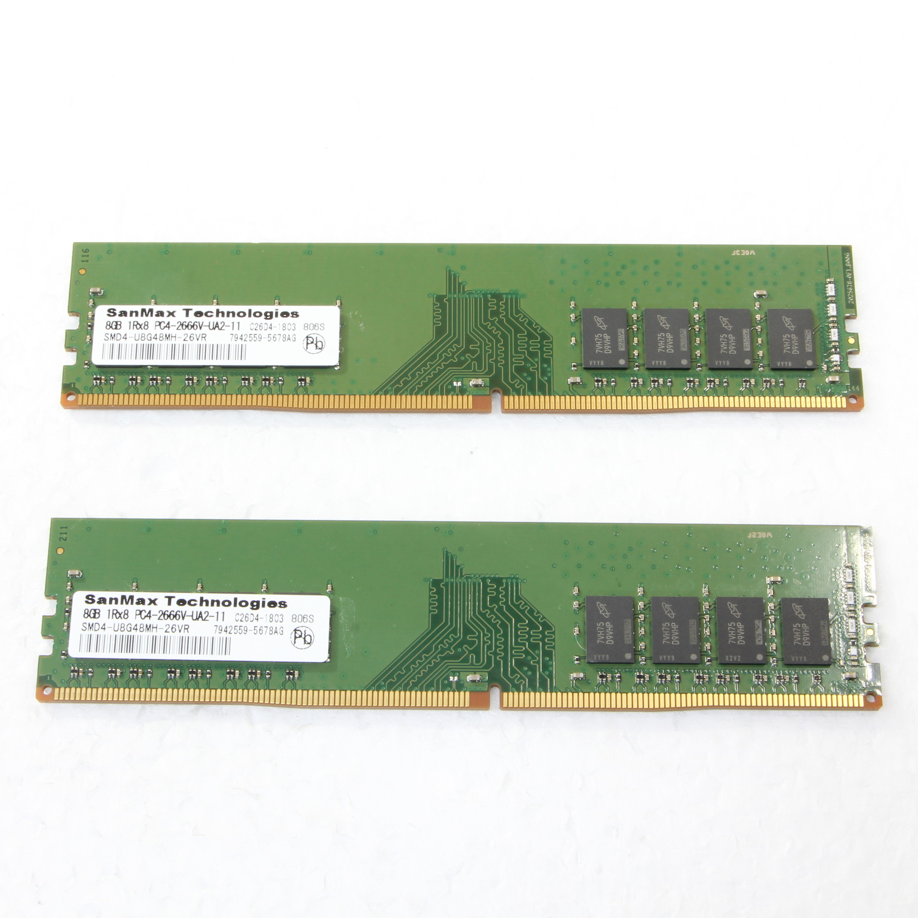 中古】288P PC4-21300 DDR4-2666 16GB 8GB×2枚組 [2133030500948