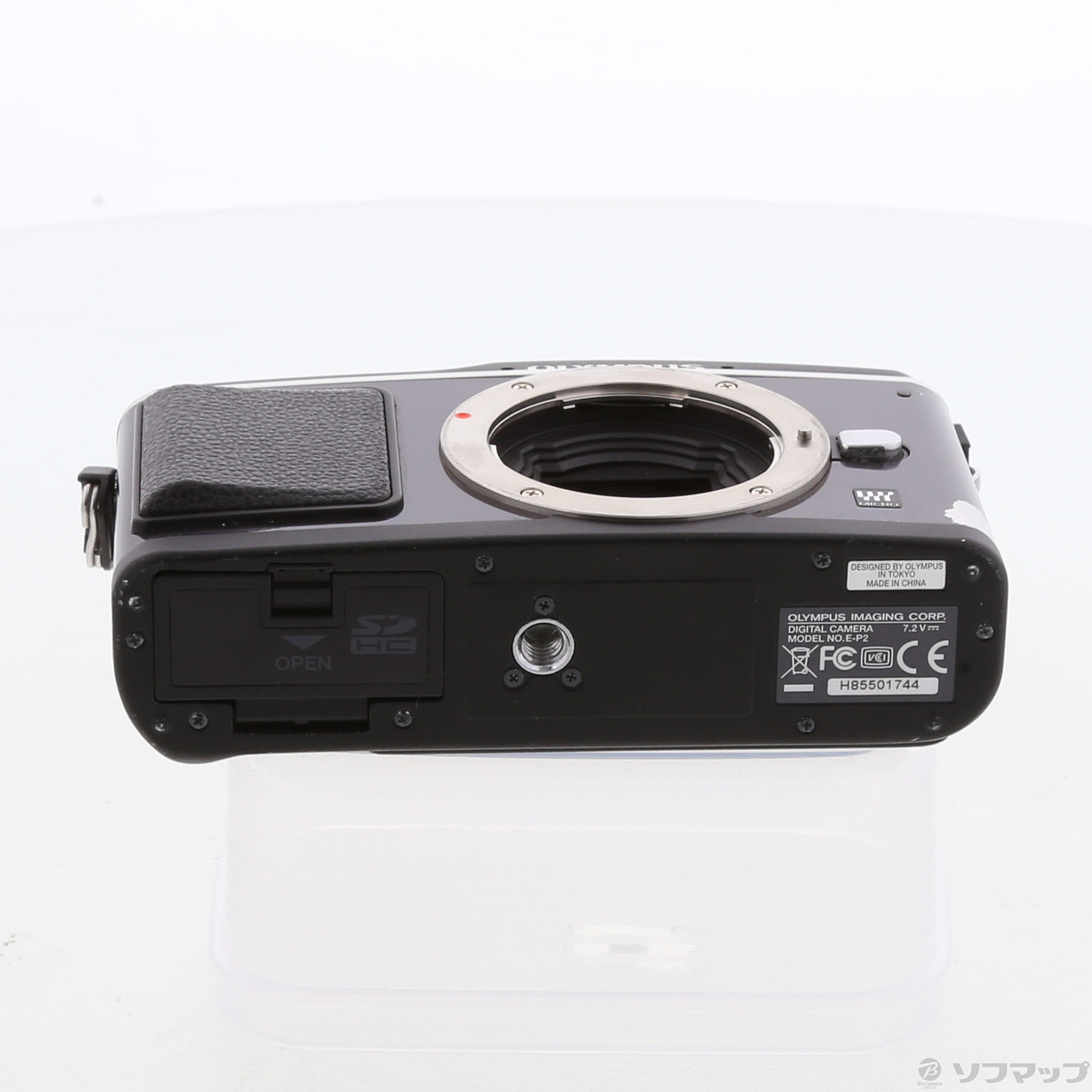 中古】PEN E-P2 パンケーキキット (ブラック) (1230万画素／SDHC