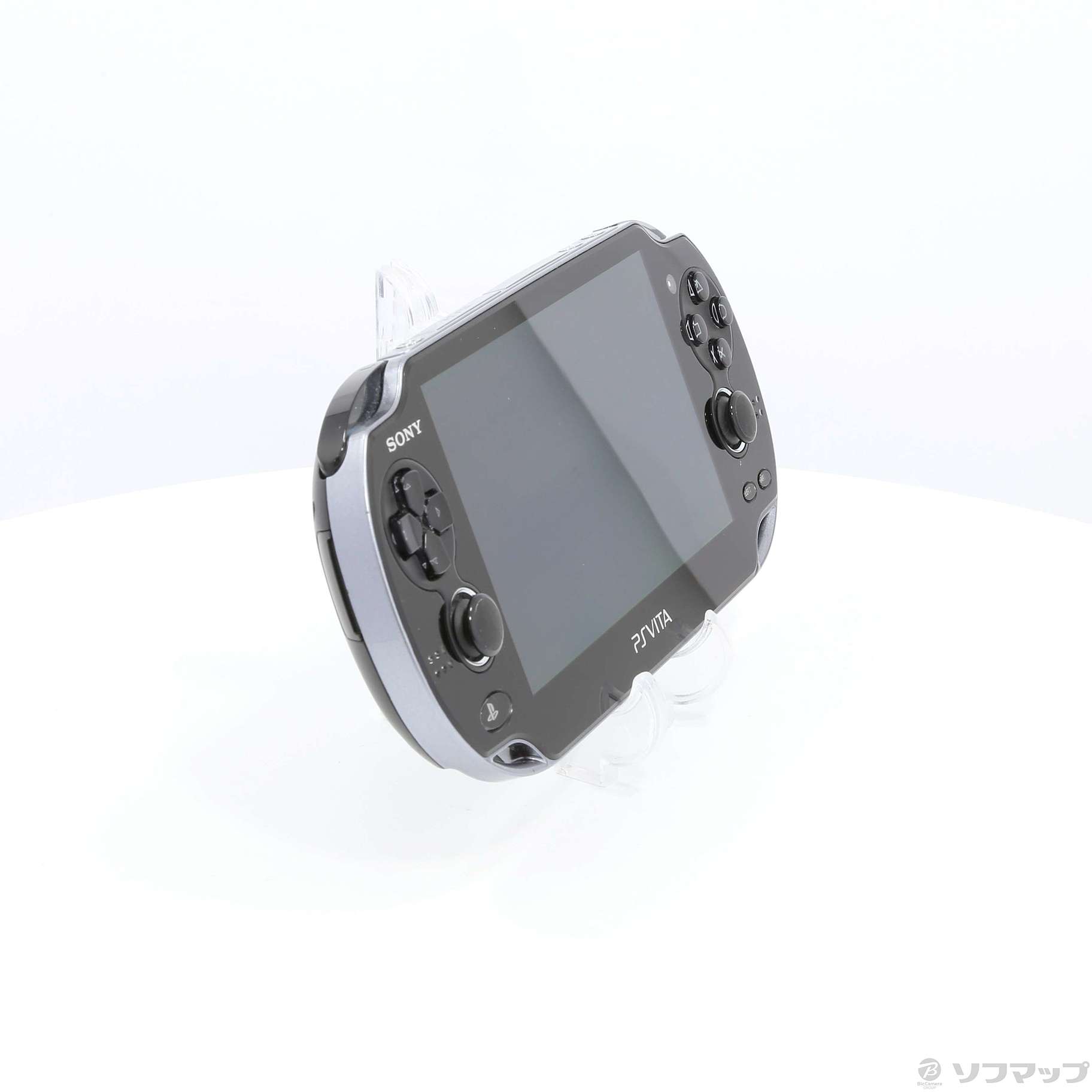 中古】PlayStation Vita 3G／WI-FIモデル クリスタルブラックPCH-1100