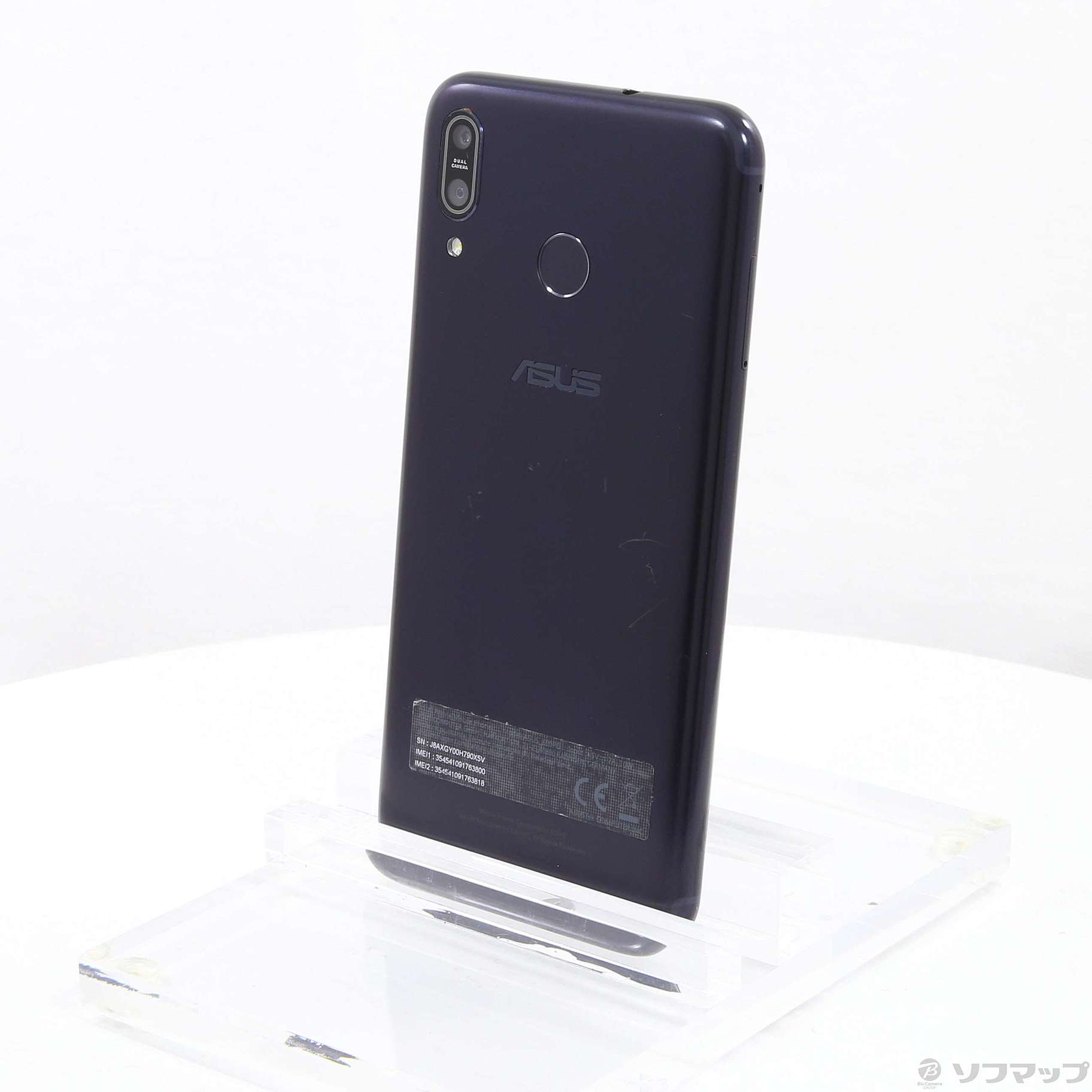 中古】ZenFone Max M1 32GB ディープシーブラック ZB555KL-BK32S3 SIM