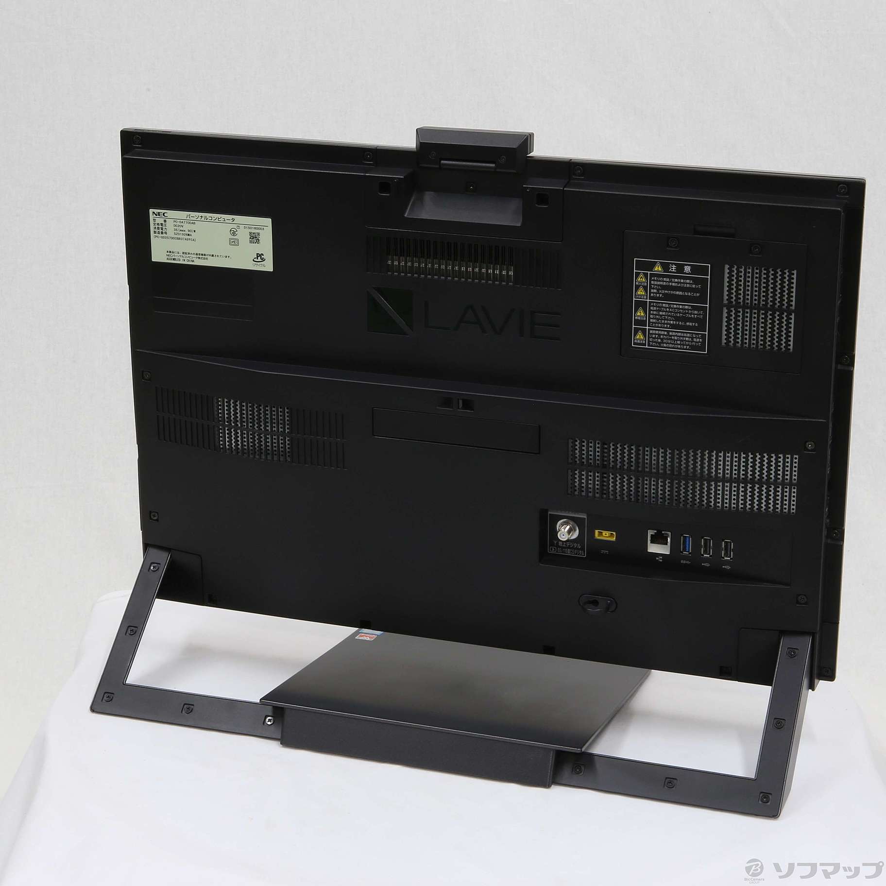 中古】LAVIE Desk All-in-one DA770／DAB PC-DA770DAB ブラック ...