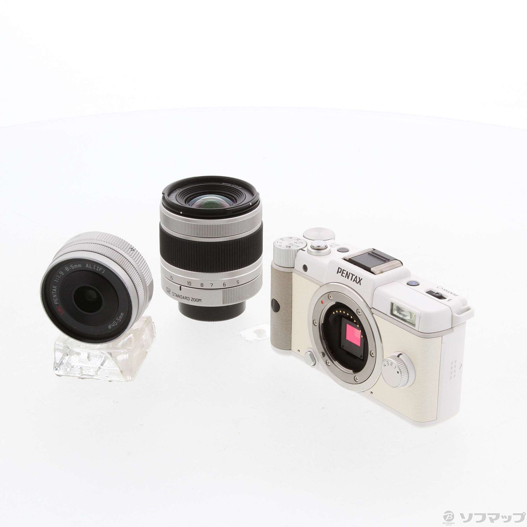 中古】PENTAX Q ダブルレンズキット (1240万画素／ホワイト／SDXC