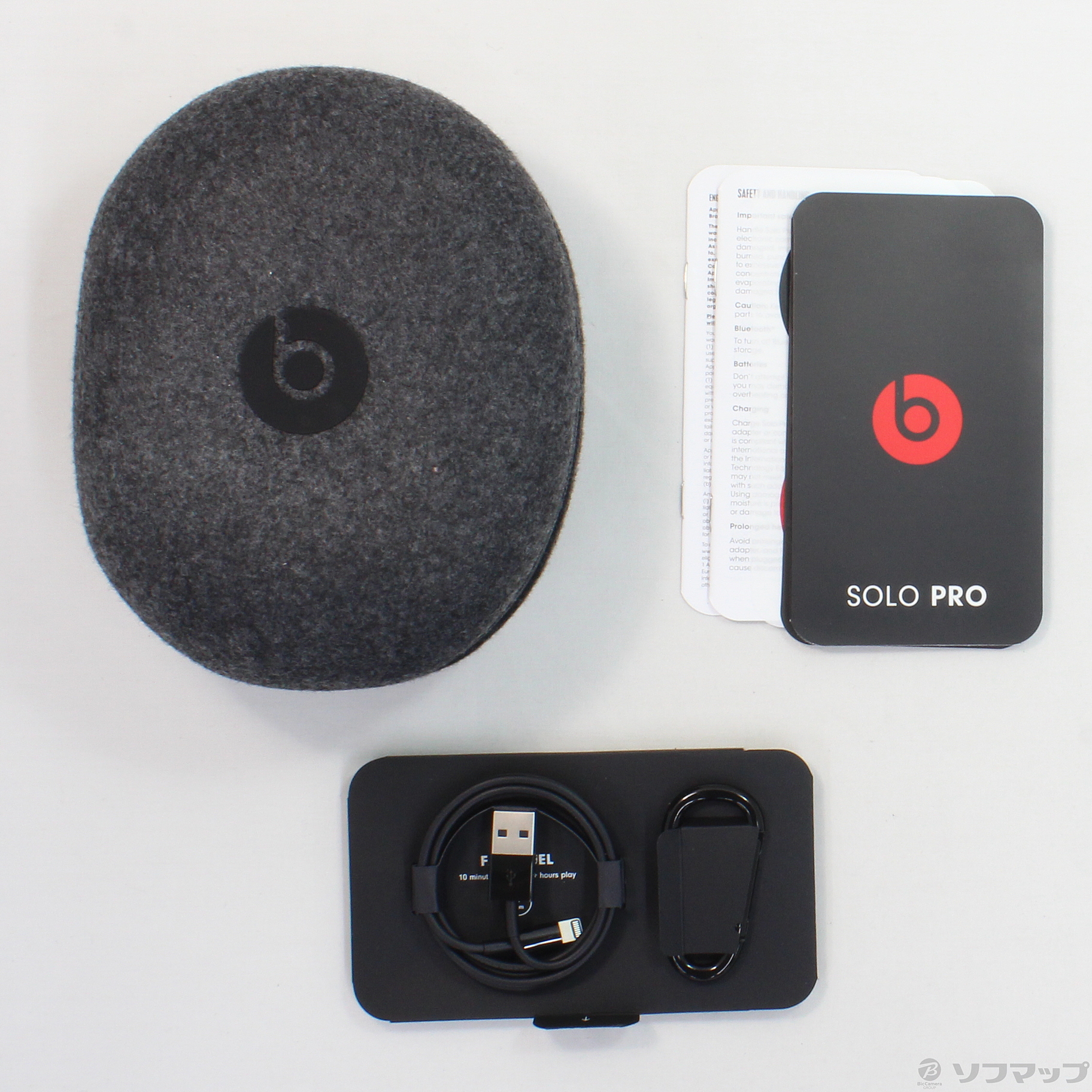 中古】Beats Solo Pro Wireless グレー MRJ82PA／A [2133030567446