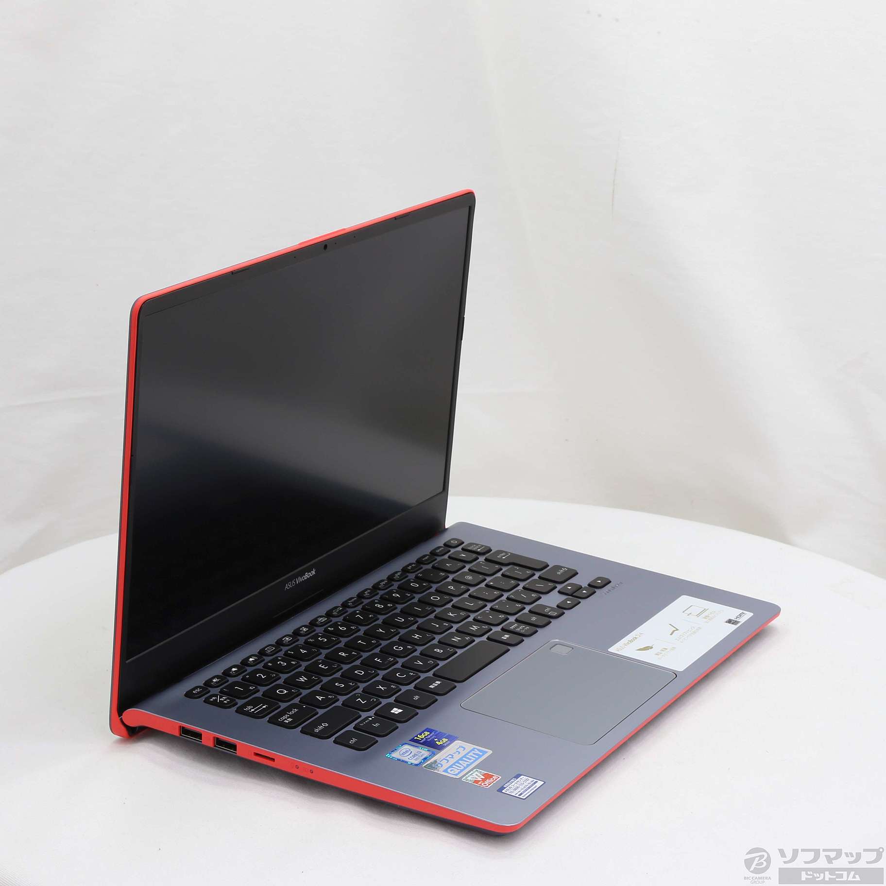 中古】VivoBook S14 S430UA-SGBKS スターリーグレーレッド 〔Windows