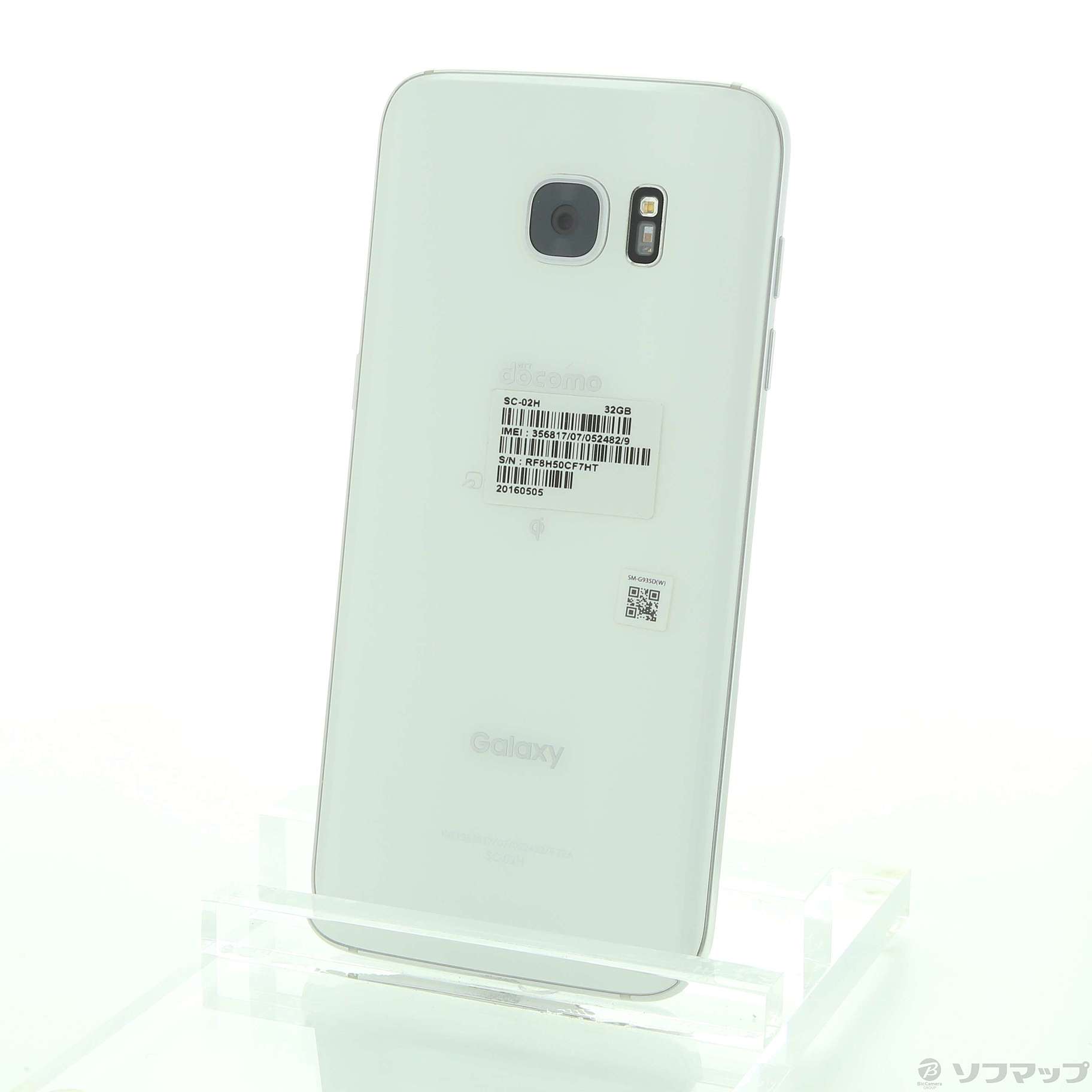 直送商品 docomo SC-02H Galaxy S7 ホワイト SIMロック解除 ...