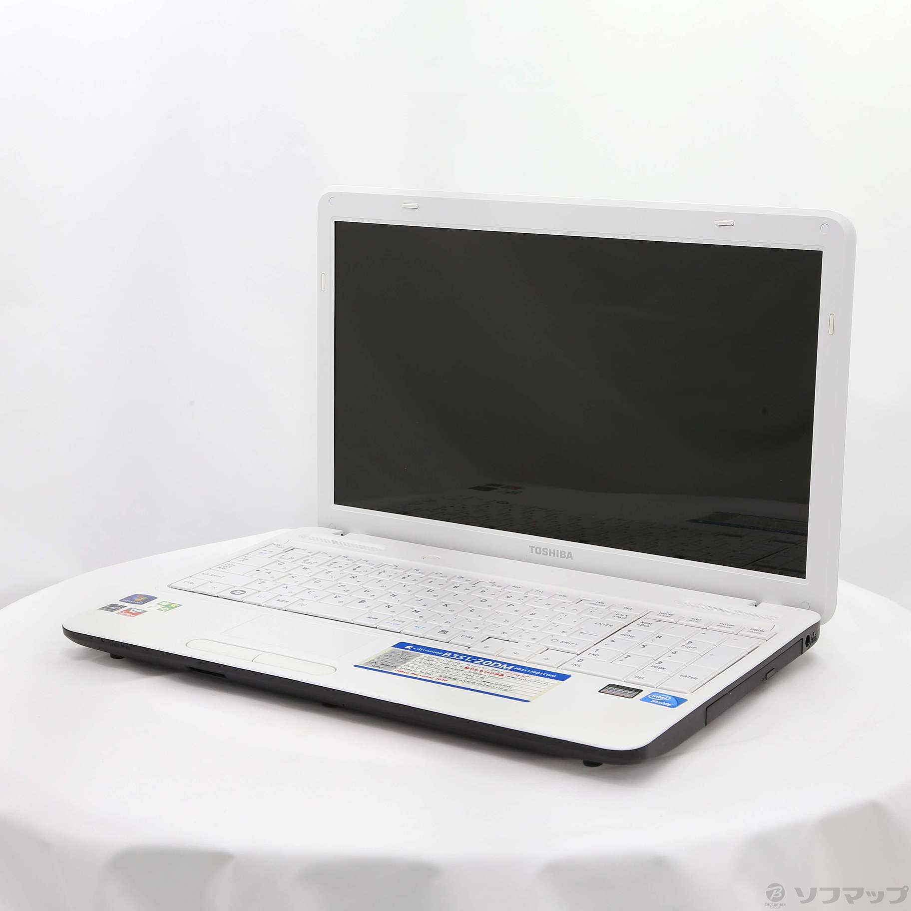 中古】格安安心パソコン dynabook B351／20DM PB35120DSTWM [2133030612931] -  リコレ！|ビックカメラグループ ソフマップの中古通販サイト