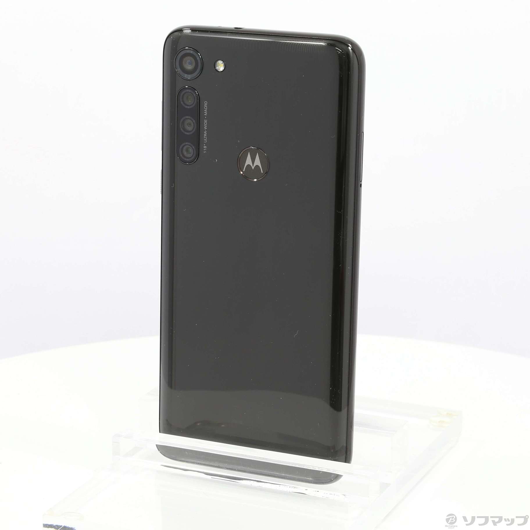 中古】〔展示品〕 Moto G8 power 64GB スモークブラック PAHF0002JP