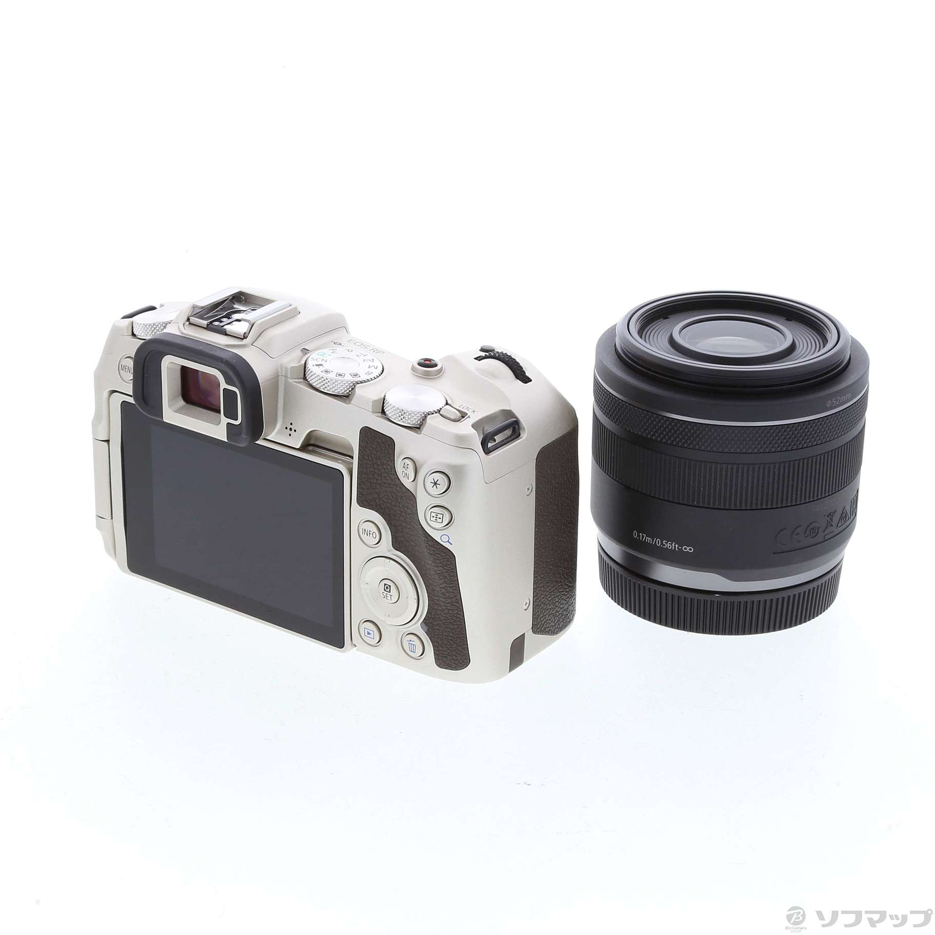 〔展示品〕 EOS RP (ゴールド) RF35 MACRO IS STM マウントアダプターSPキット