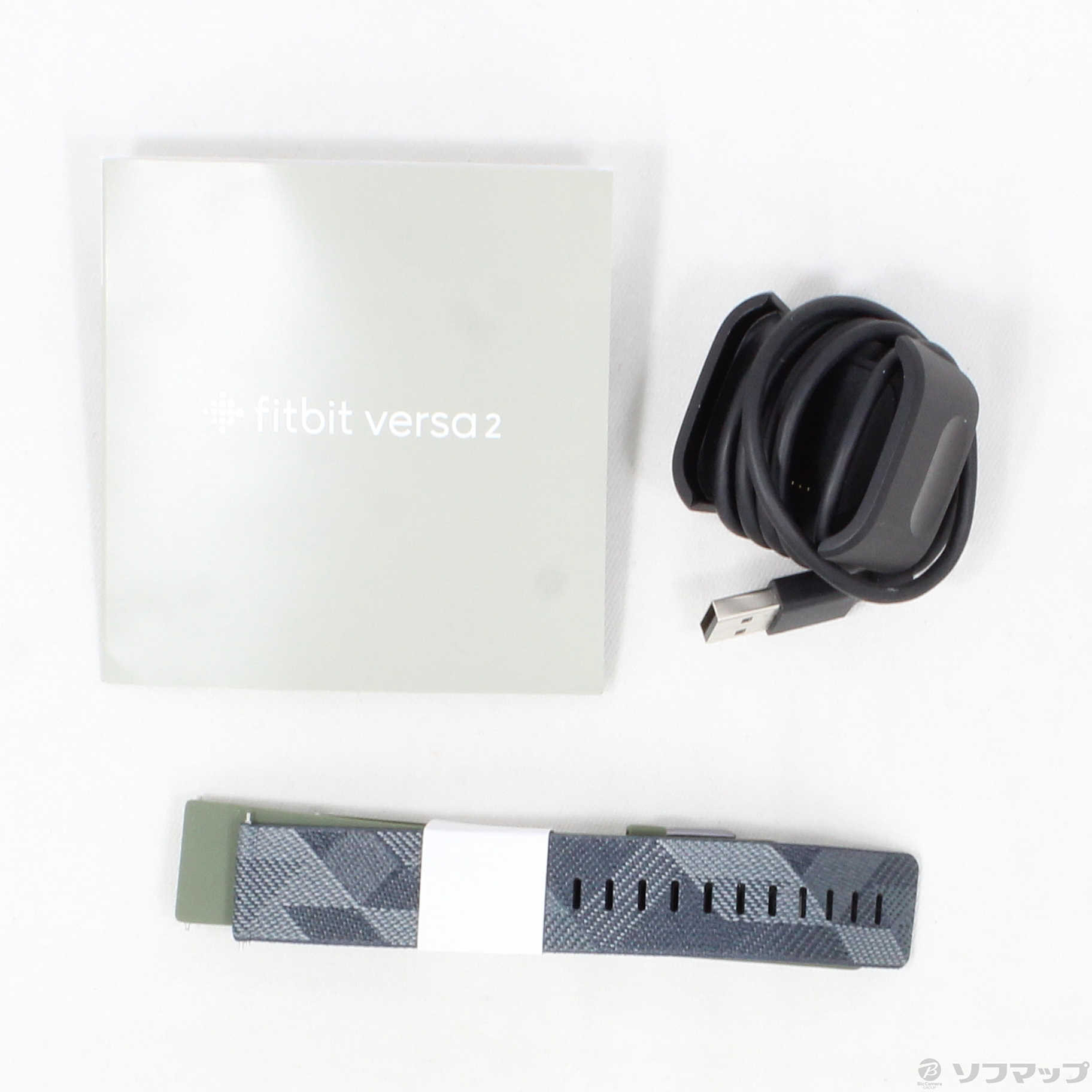 中古】〔展示品〕 Fitbit Versa 2 スペシャルエディション FB507GYGY 