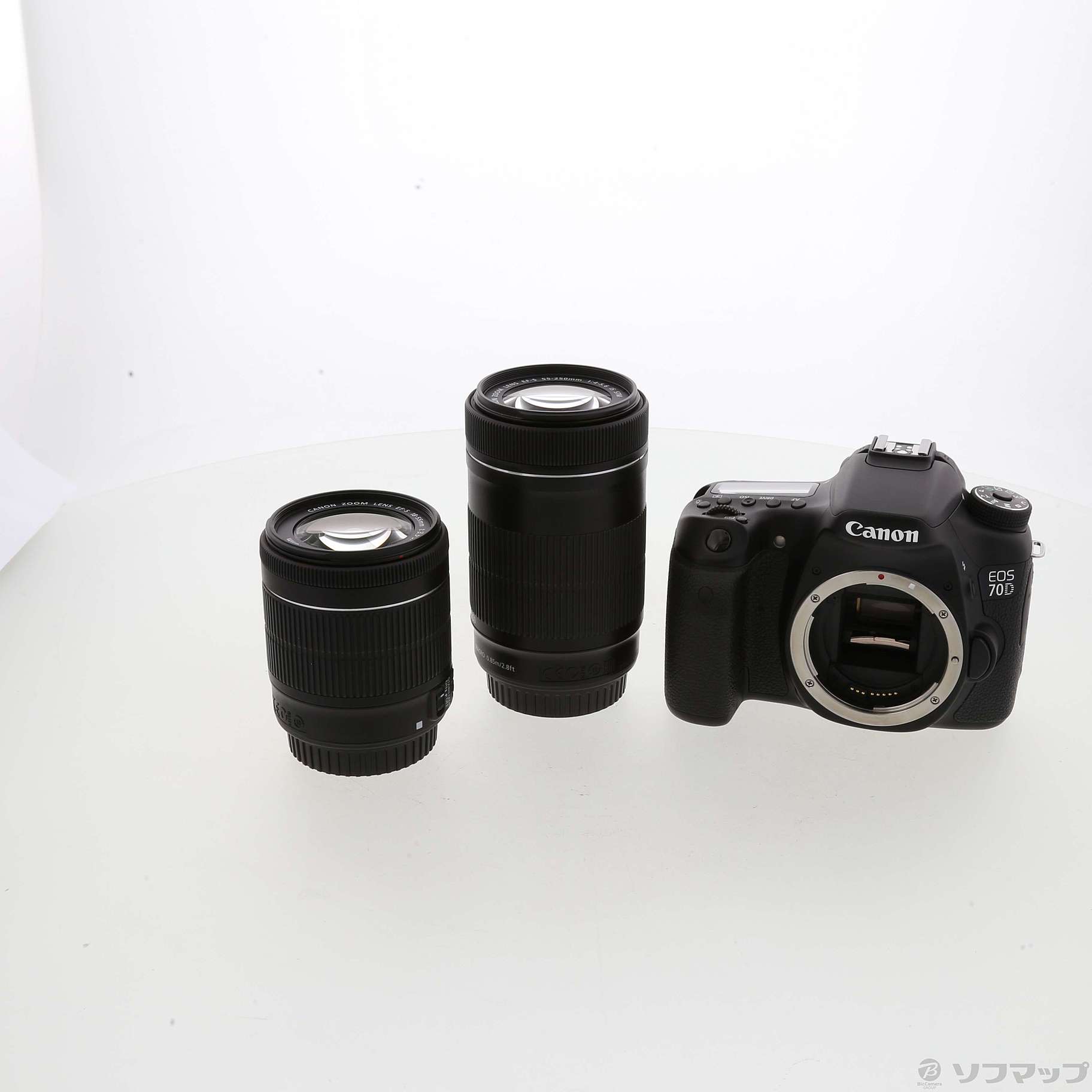 中古】EOS 70D(W) ダブルズームキット (2020万画素／SDXC) [2133030624392] - リコレ！|ビックカメラグループ  ソフマップの中古通販サイト