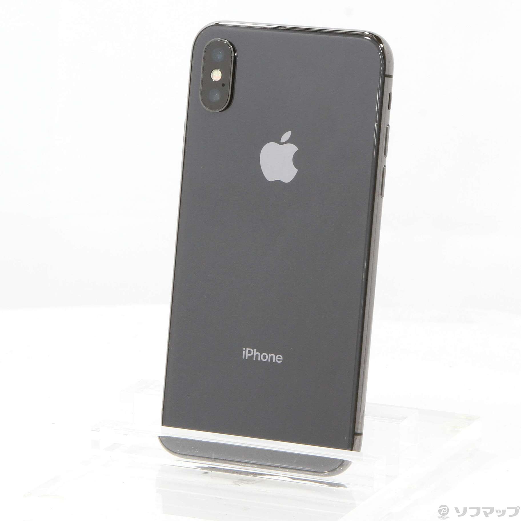 Apple SIMフリー iPhone X スペースグレイ 256GB MQC12J/A iOS15.2.1 ...