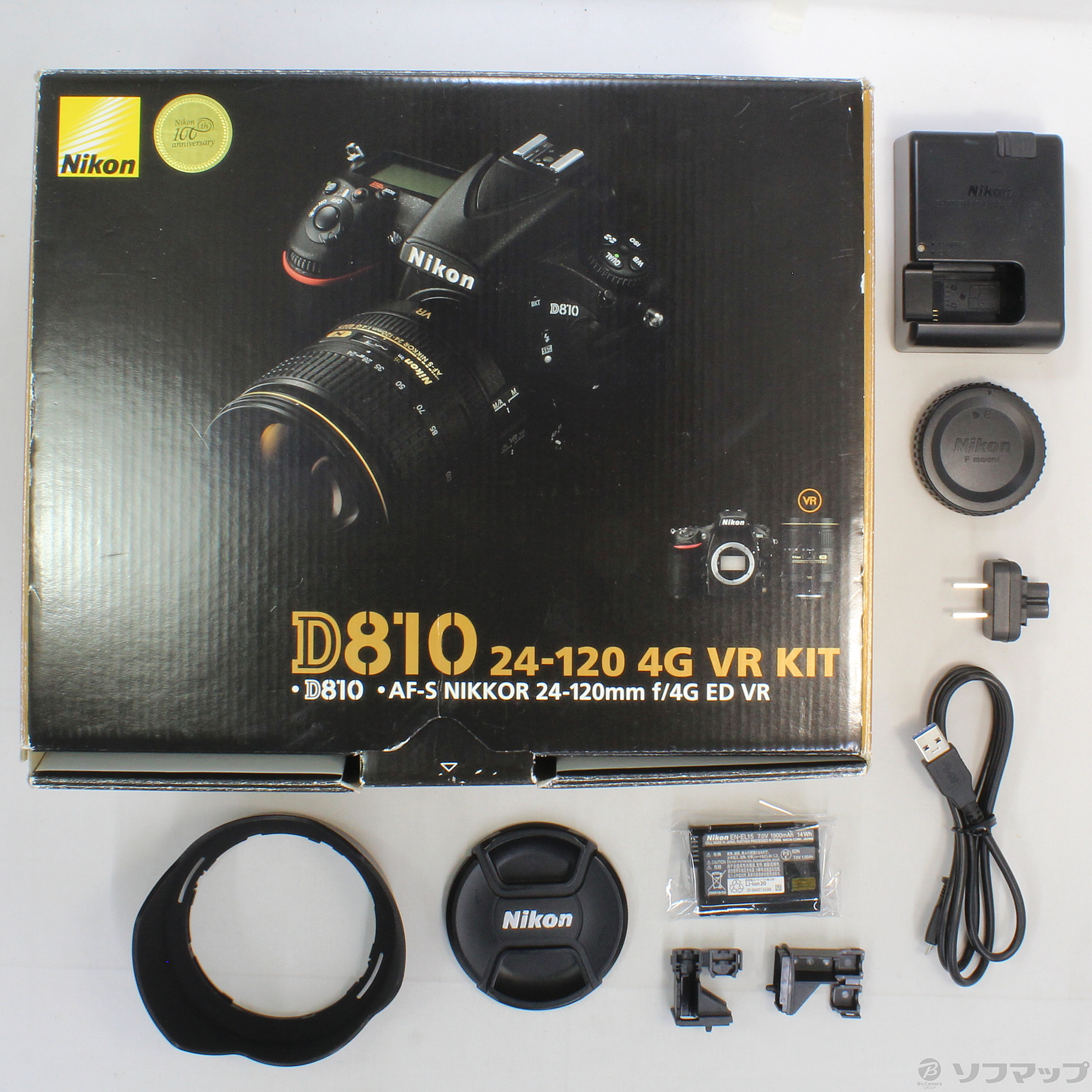 Nikon D810 24-120 VR レンズキット 純正オプション多数 - デジタルカメラ