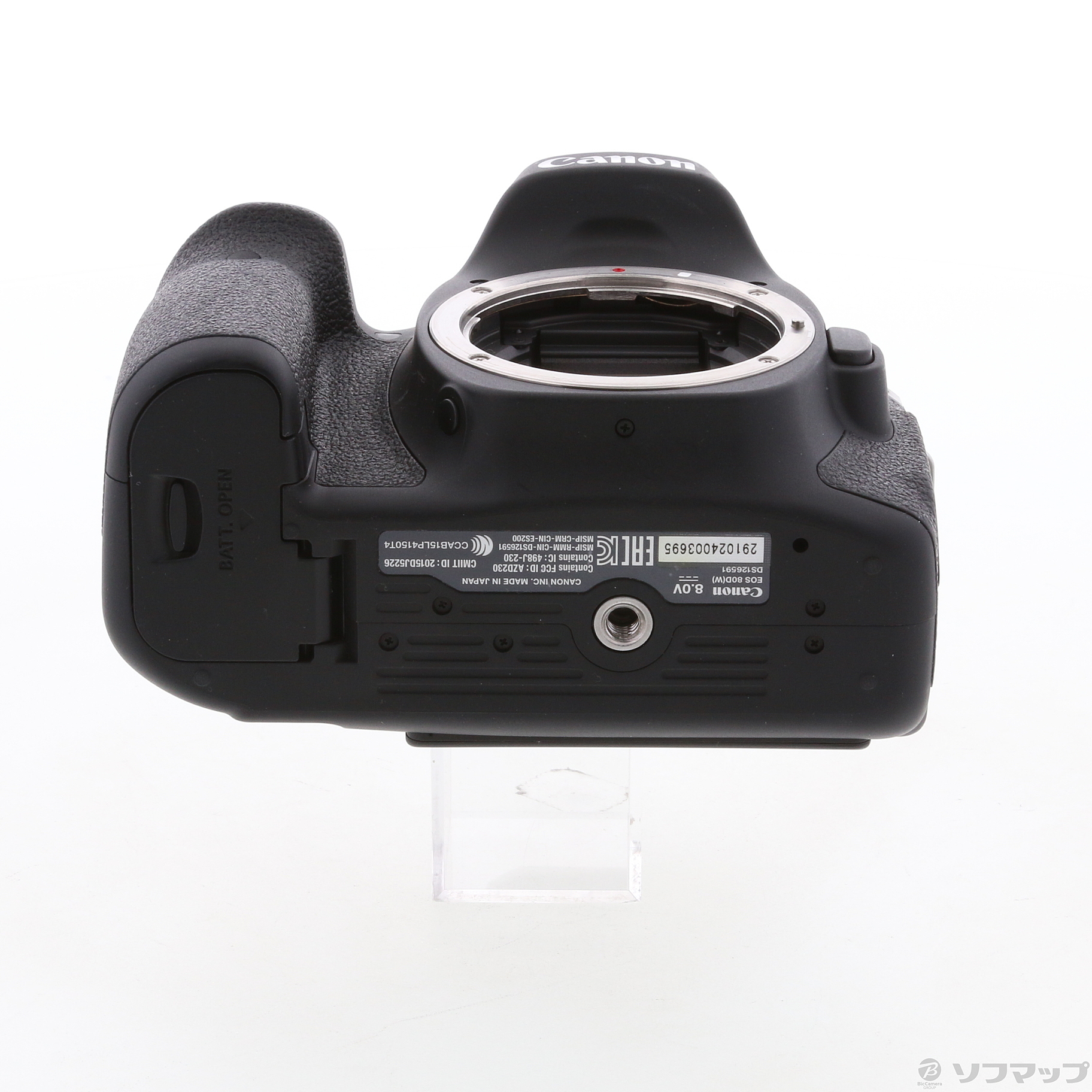 中古】EOS 80D (W) ボディ ブラック (2420万画素／SDXC