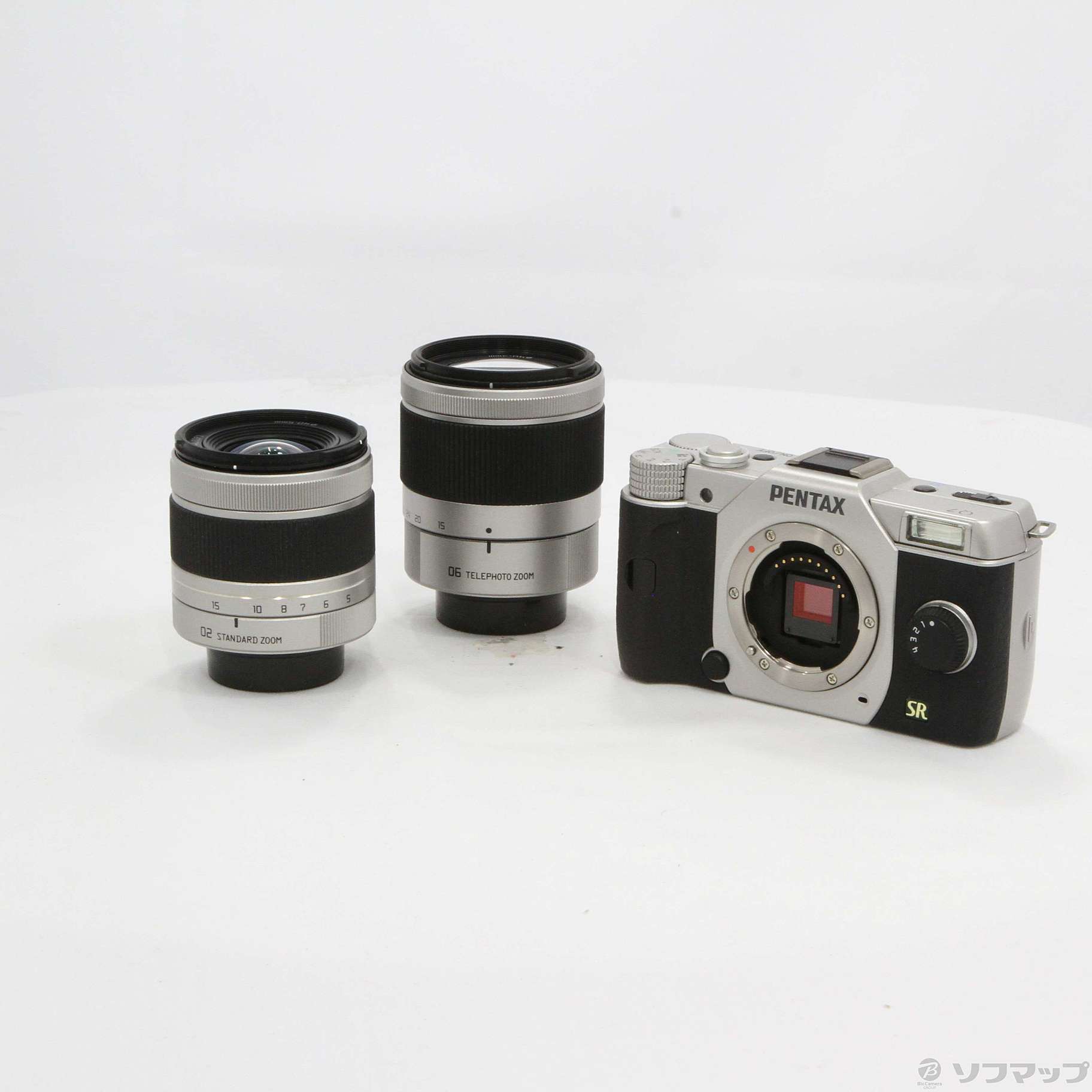 中古】PENTAX Q7 ダブルズームキット シルバー [2133030672775 ...