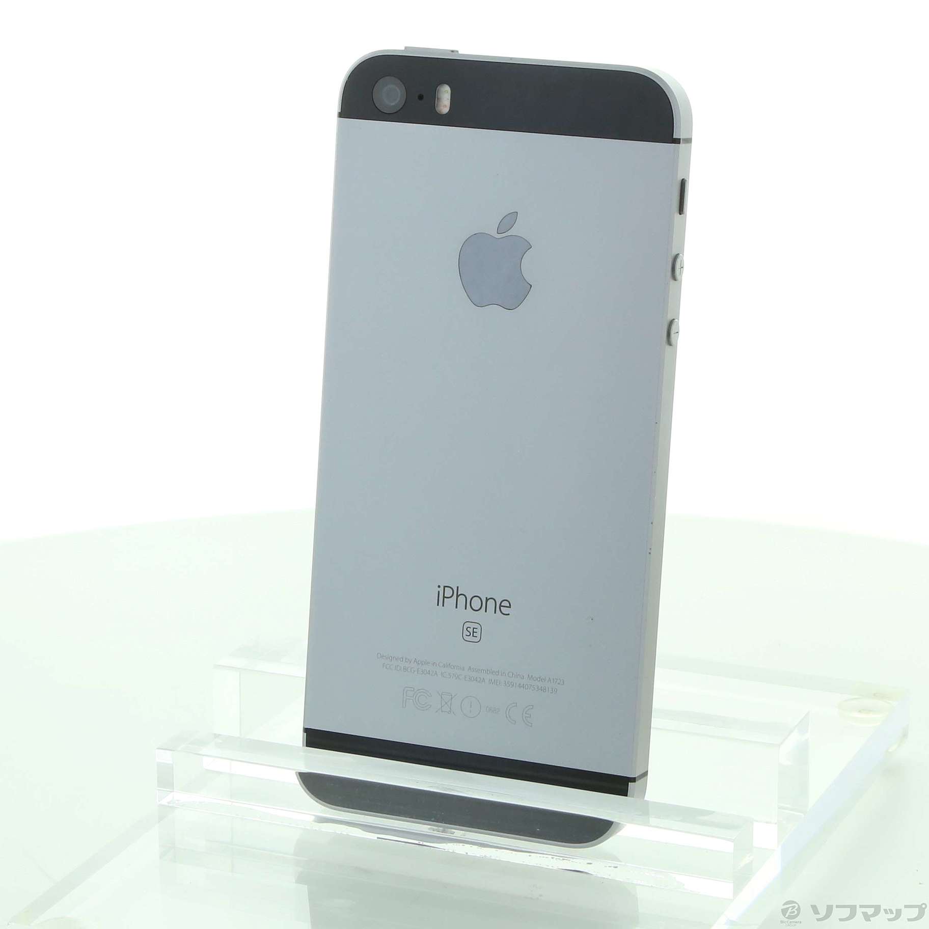中古】iPhone SE 16GB スペースグレイ MLLN2J／A SoftBank 