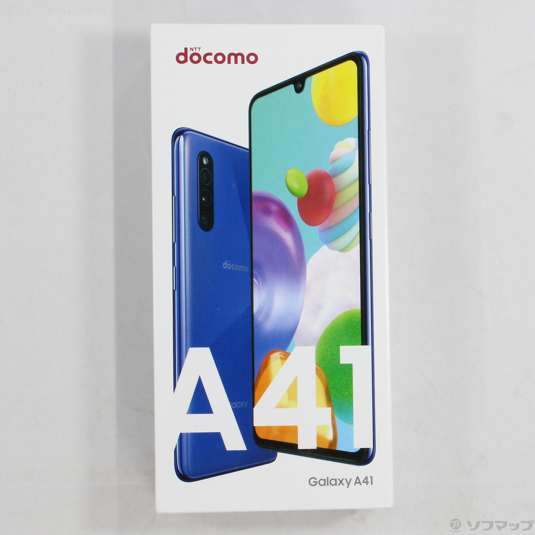 中古】GALAXY A41 64GB ブルー SC-41A docomoロック解除SIMフリー