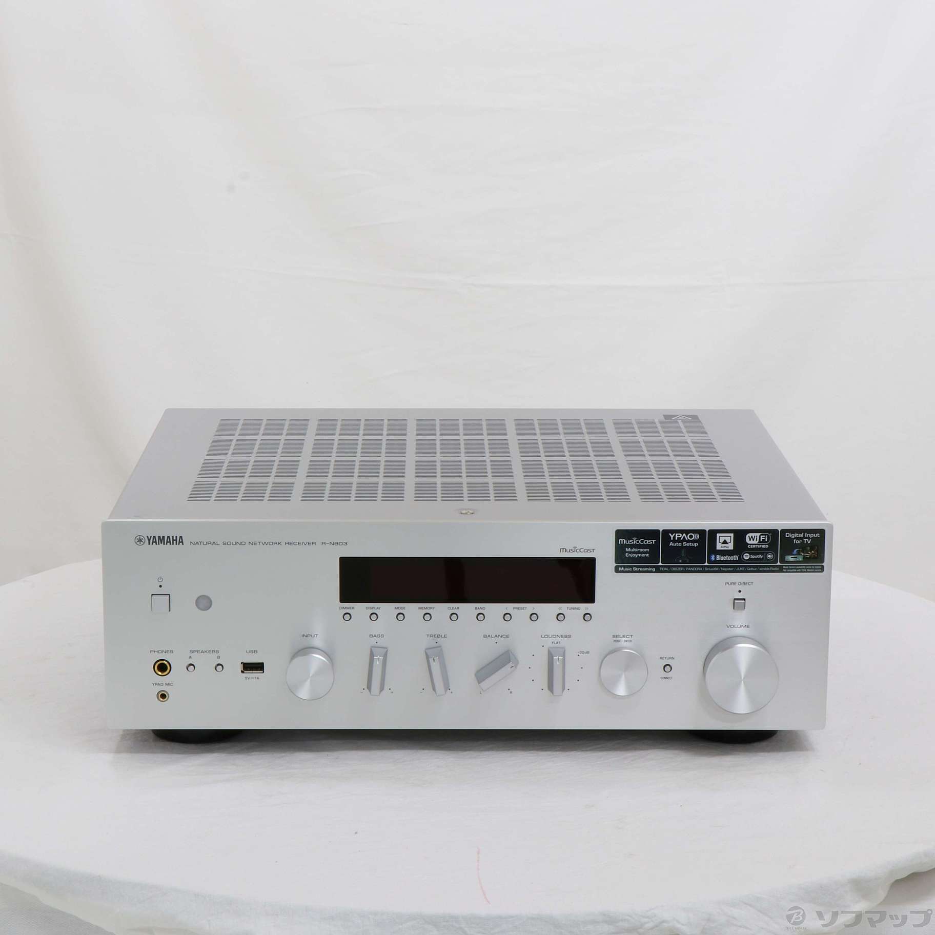 中古】〔展示品〕 R-N803 S シルバー ネットワークレシーバー
