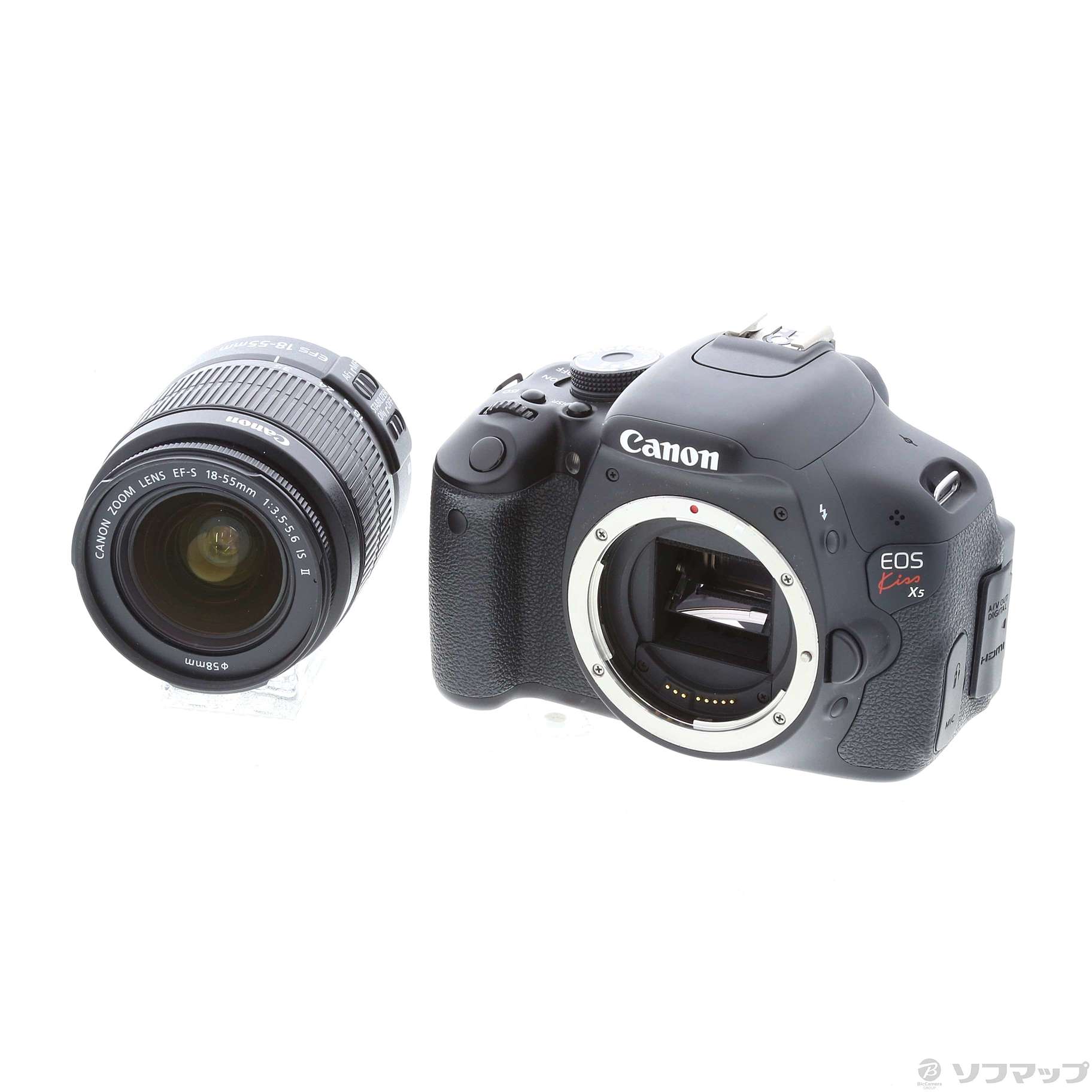 Canon EOS KISS X5 EF-S18-55 IS 2レンズセット-