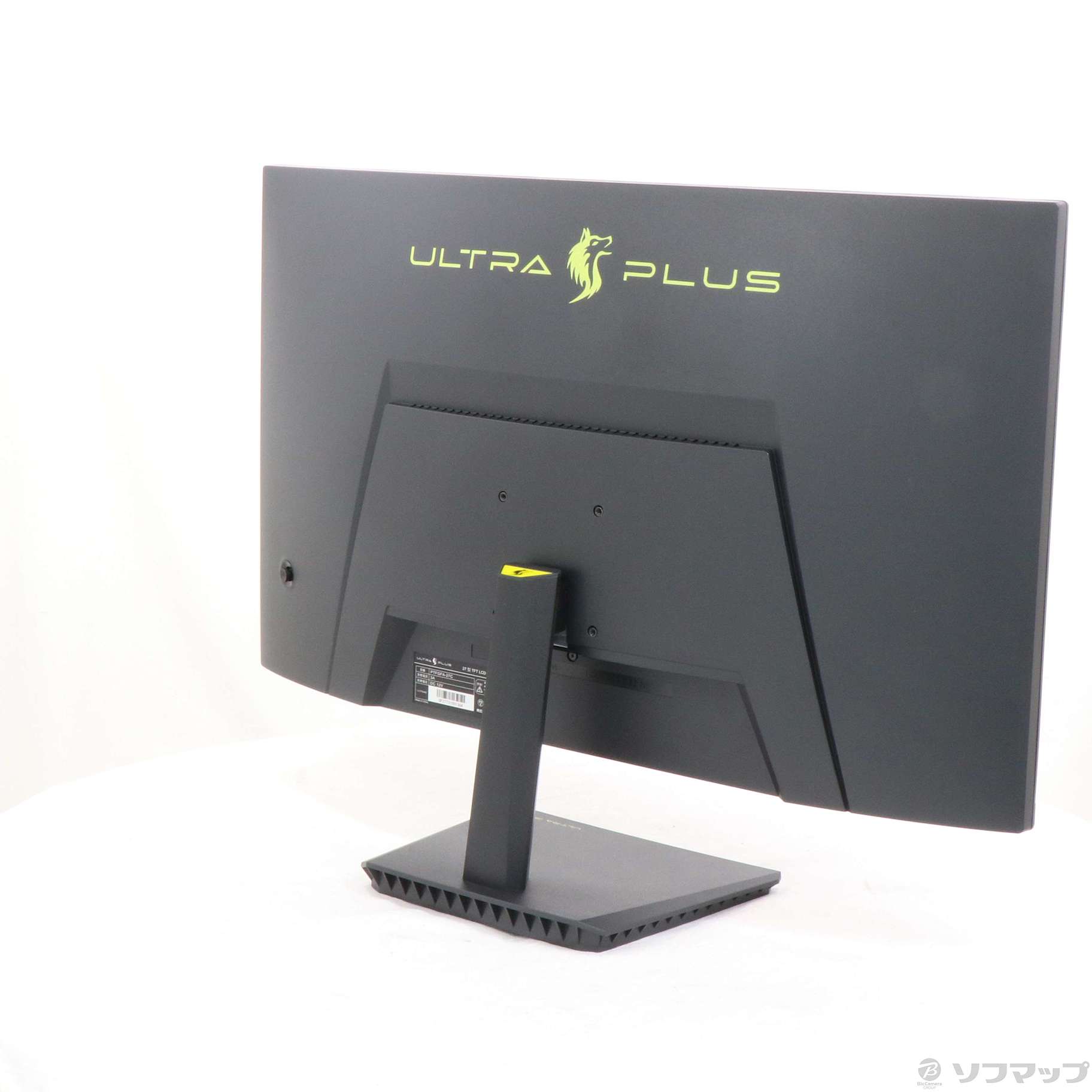 中古良品 フィリップス ULTRA PLUS PTFGFA-27C 27型ワイド液晶ディスプレイ 曲面型ゲーミングモニター 確認済 ゲーミングモニター ULTRA PLUS ブラック PTFGFA-27C [27型 /フルHD