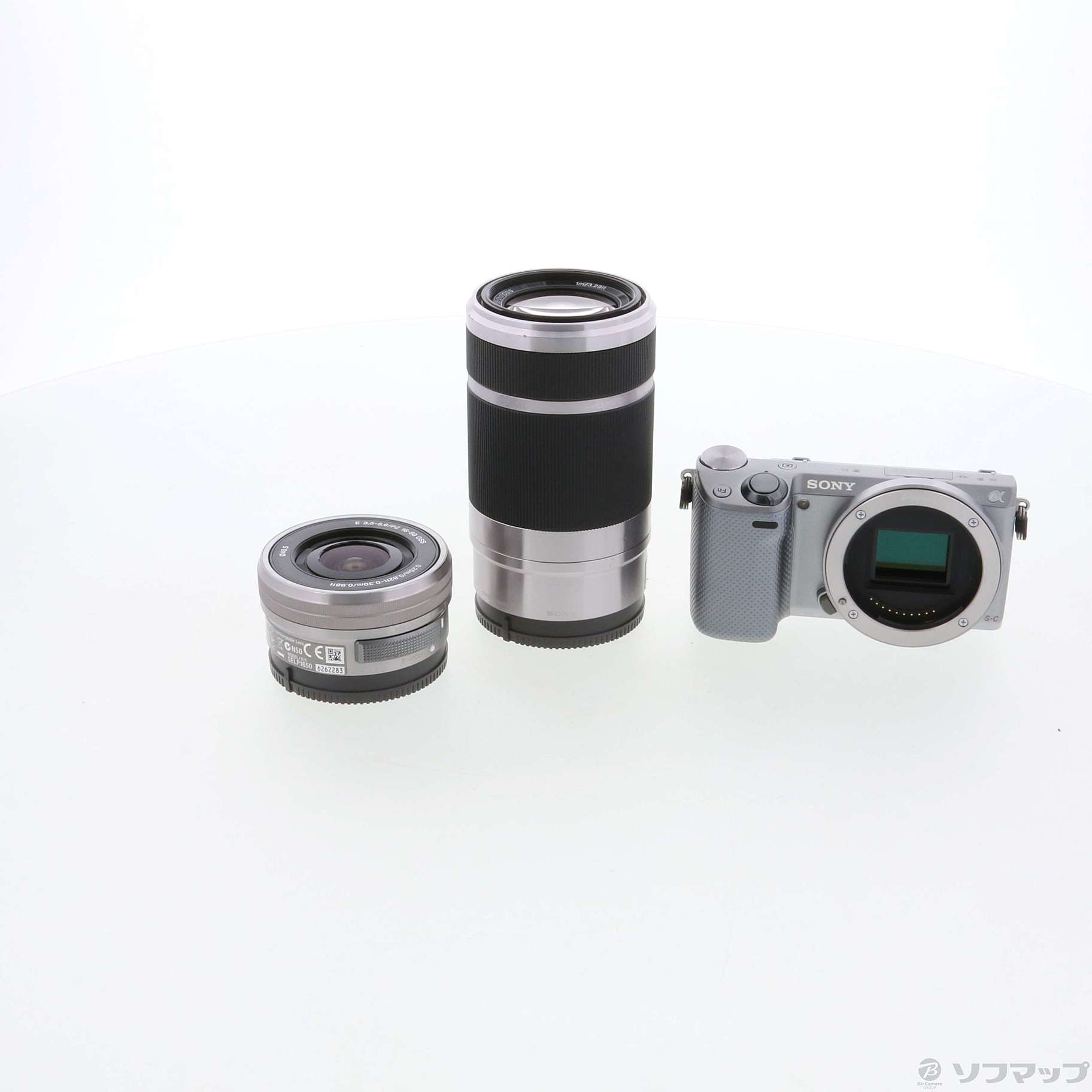 中古】α NEX-5RY ダブルズームレンズキット (1610万画素／シルバー