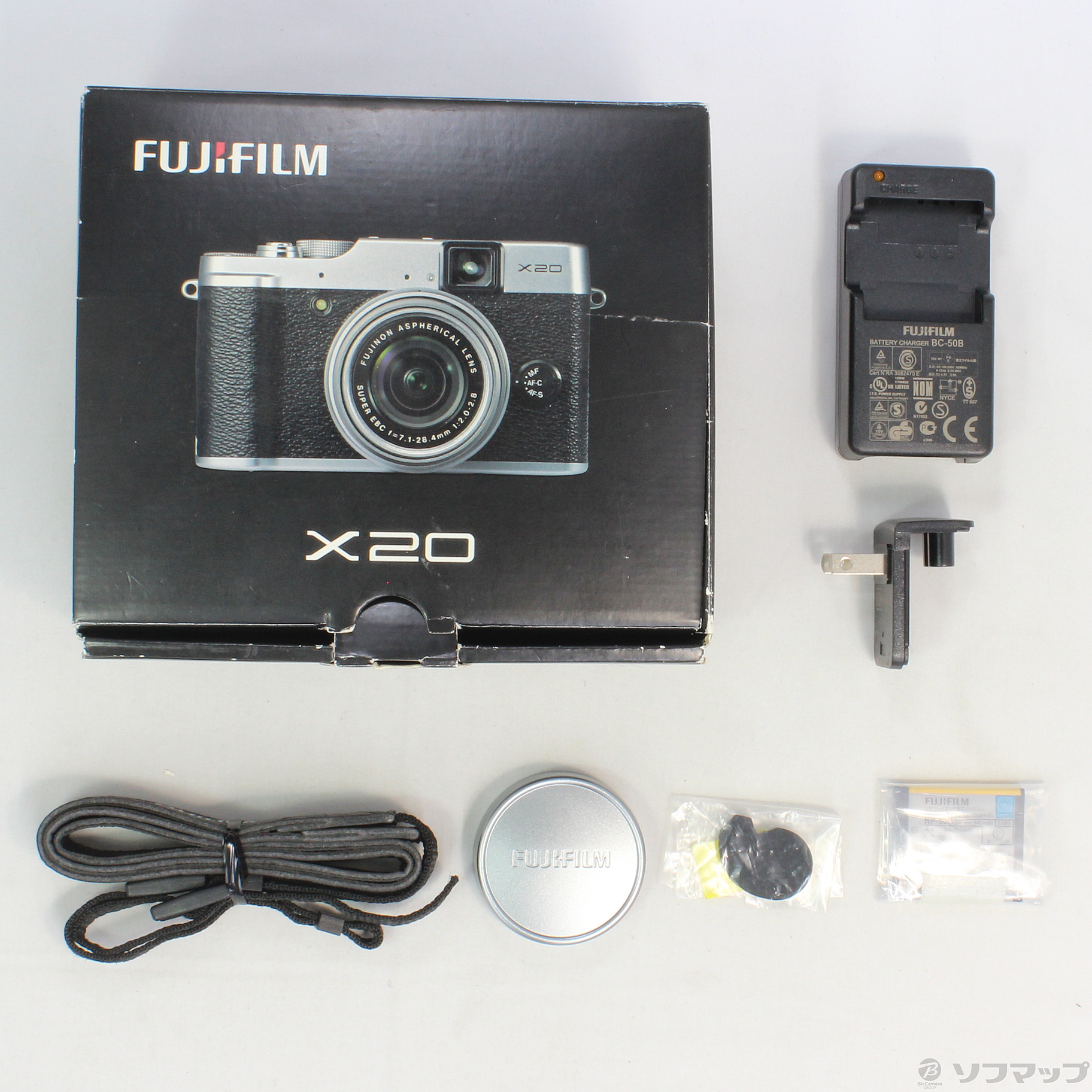 中古】FUJIFILM X20 S(1200万画素／4倍／シルバー／SDXC