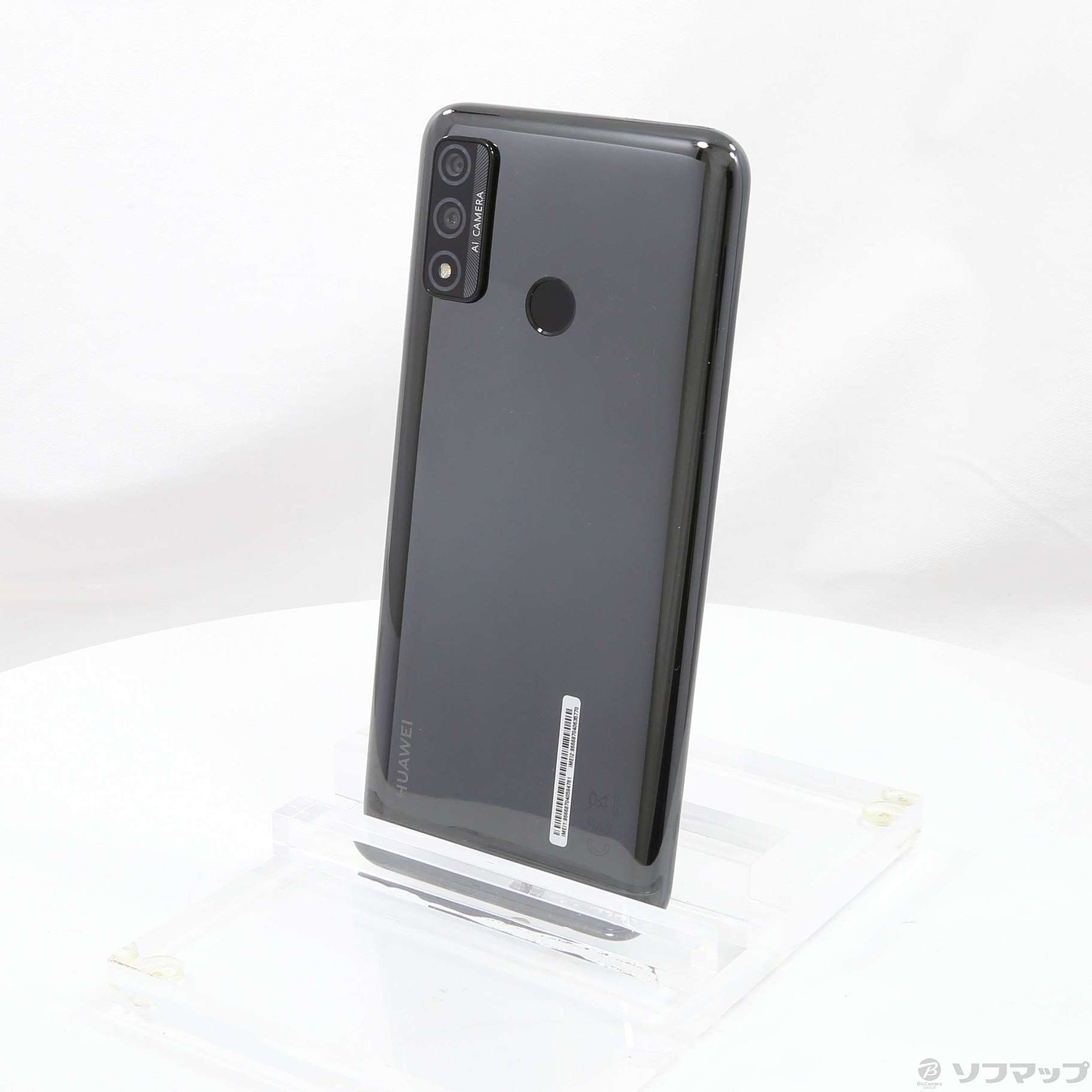 中古】HUAWEI nova lite 3+ 128GB ミッドナイトブラック POT-LX2J SIM