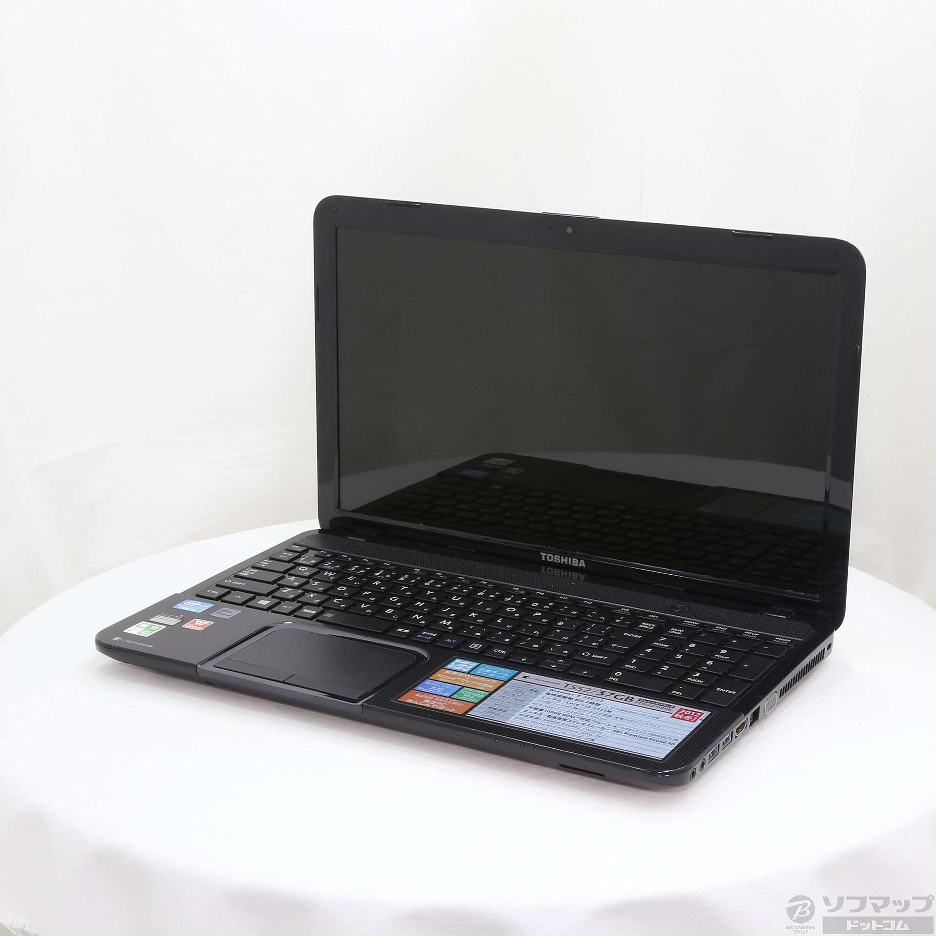 中古】格安安心パソコン dynabook T552／37GB PT55237GBHB プレシャスブラック [2133030790721] -  リコレ！|ビックカメラグループ ソフマップの中古通販サイト