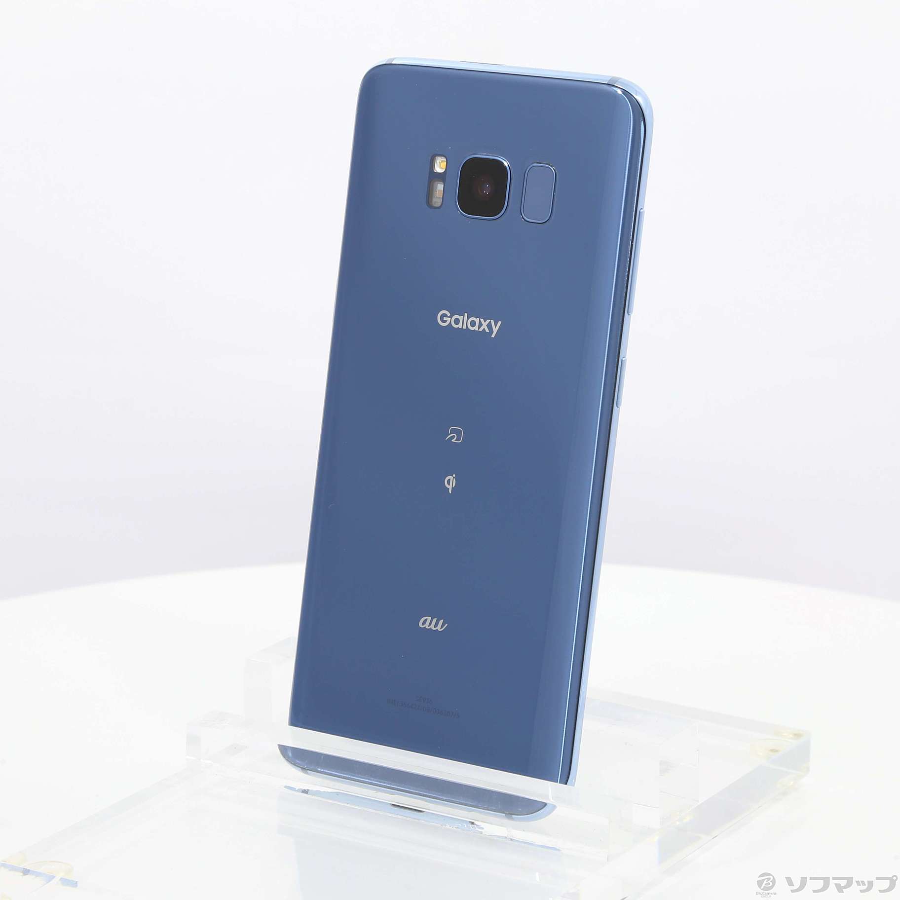 【SIMロック解除済】au Galaxy S8 SCV36  コーラルブルー