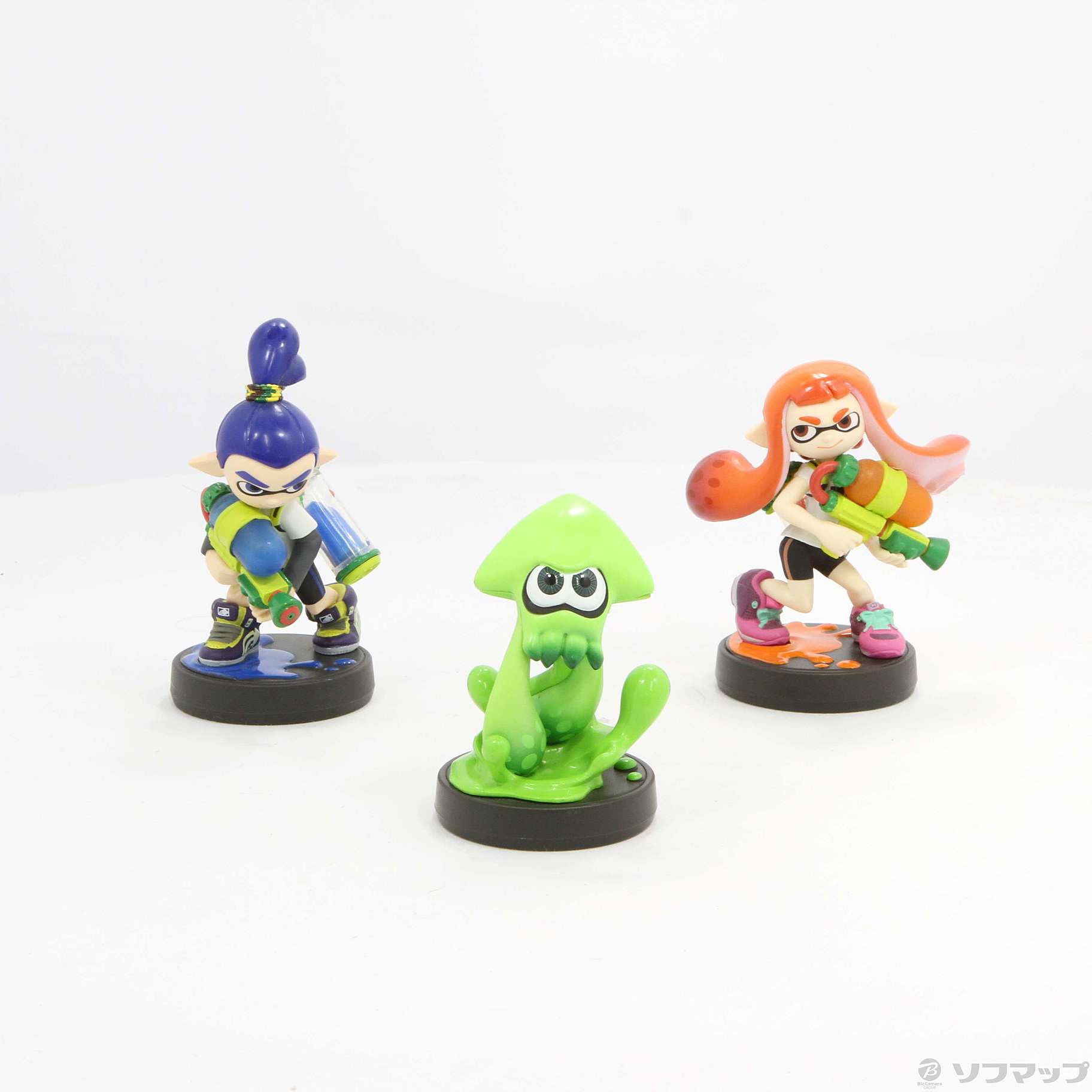 amiibo トリプルセット (ガール／イカ／ボーイ)スプラトゥーンシリーズ 【Switch 3DS WiiU】