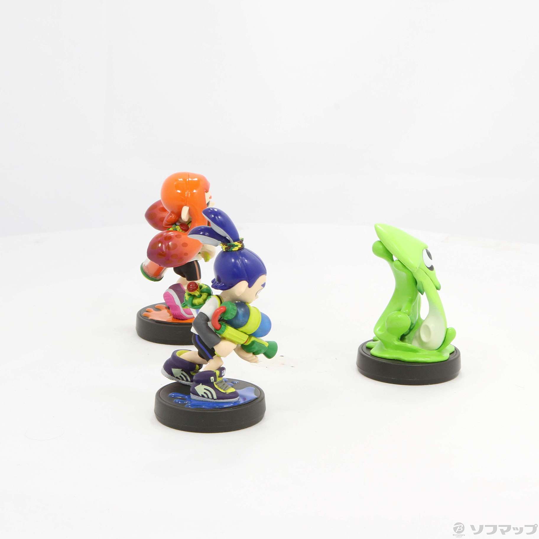 中古】amiibo トリプルセット (ガール／イカ／ボーイ)スプラ