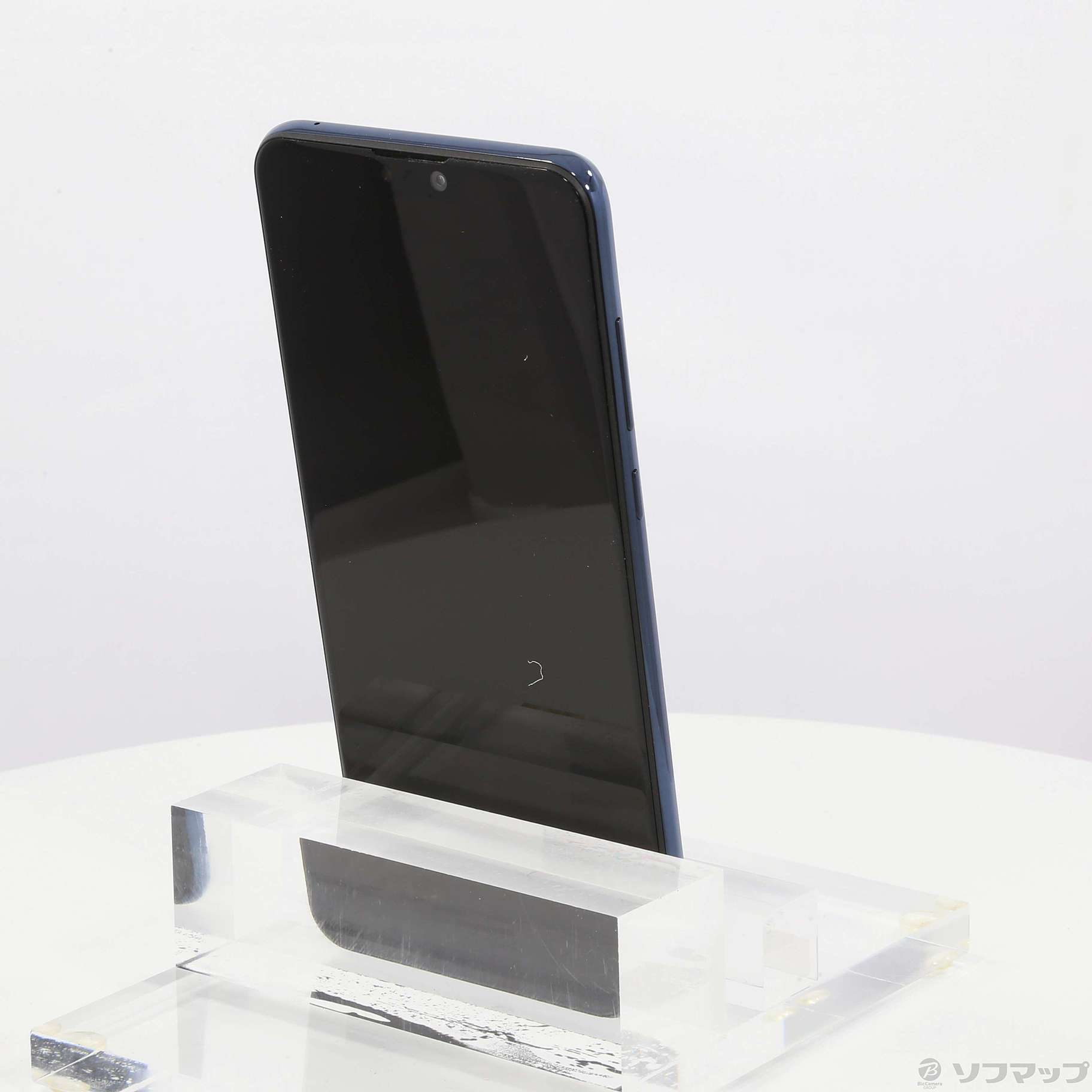 中古】〔展示品〕 ZenFone Max Pro M2 64GB ミッドナイトブルー 