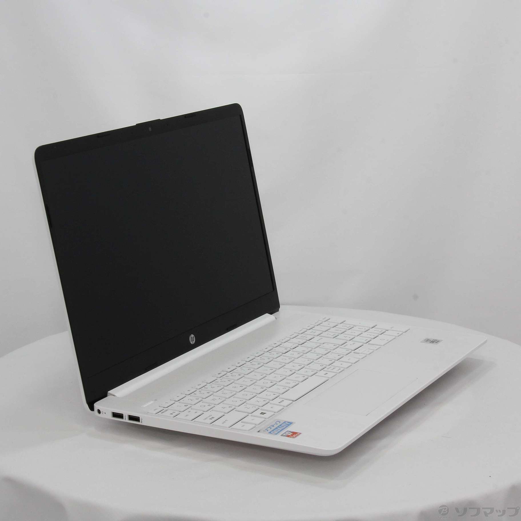 中古】HP 15s-fq1065TU 2Z189PA#ABJ ピュアホワイト 〔Windows 10