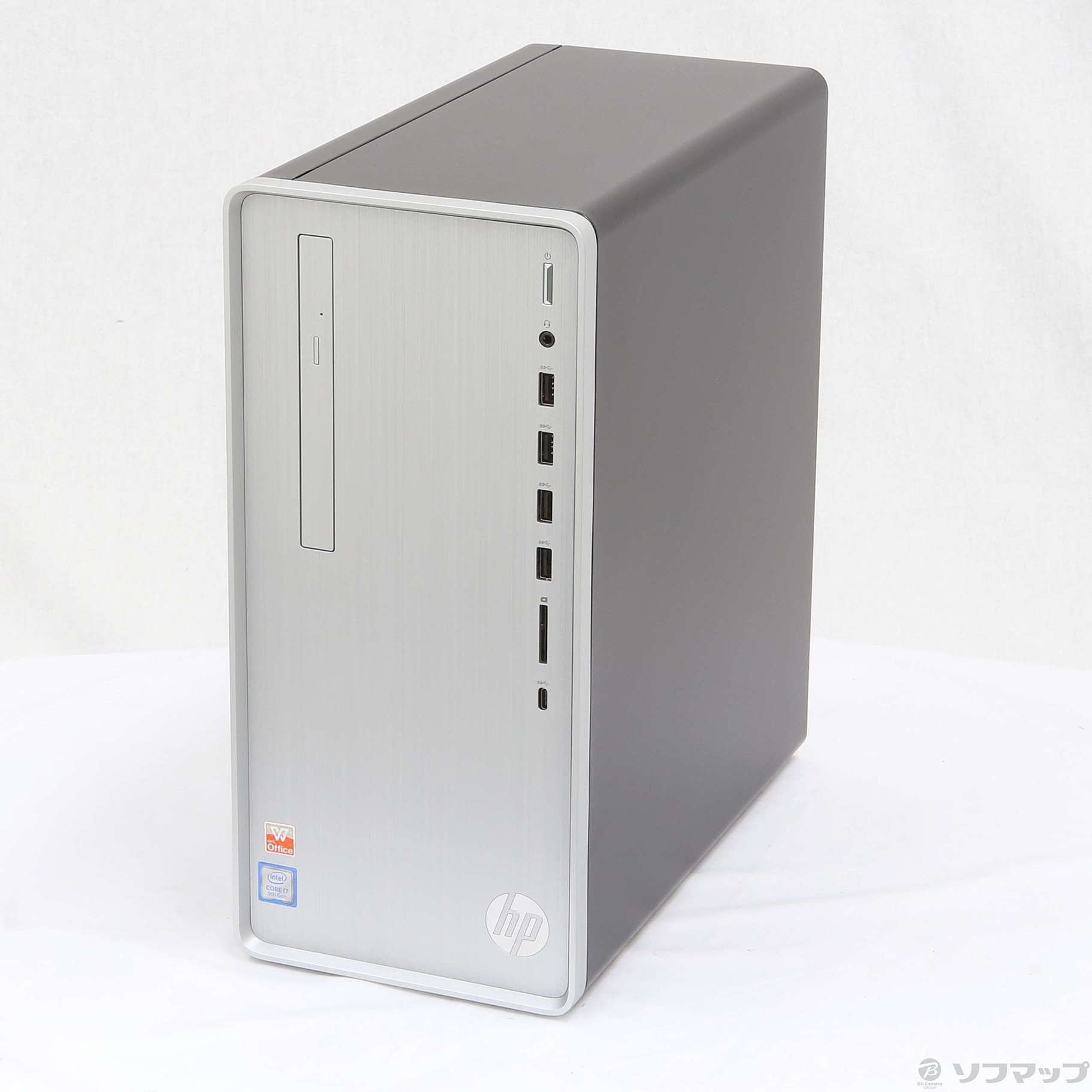 HP Pavilion Desktop TP01-0144jp DT PC 9AQ44AA-AAAB ナチュラルシルバー 〔Windows 10〕