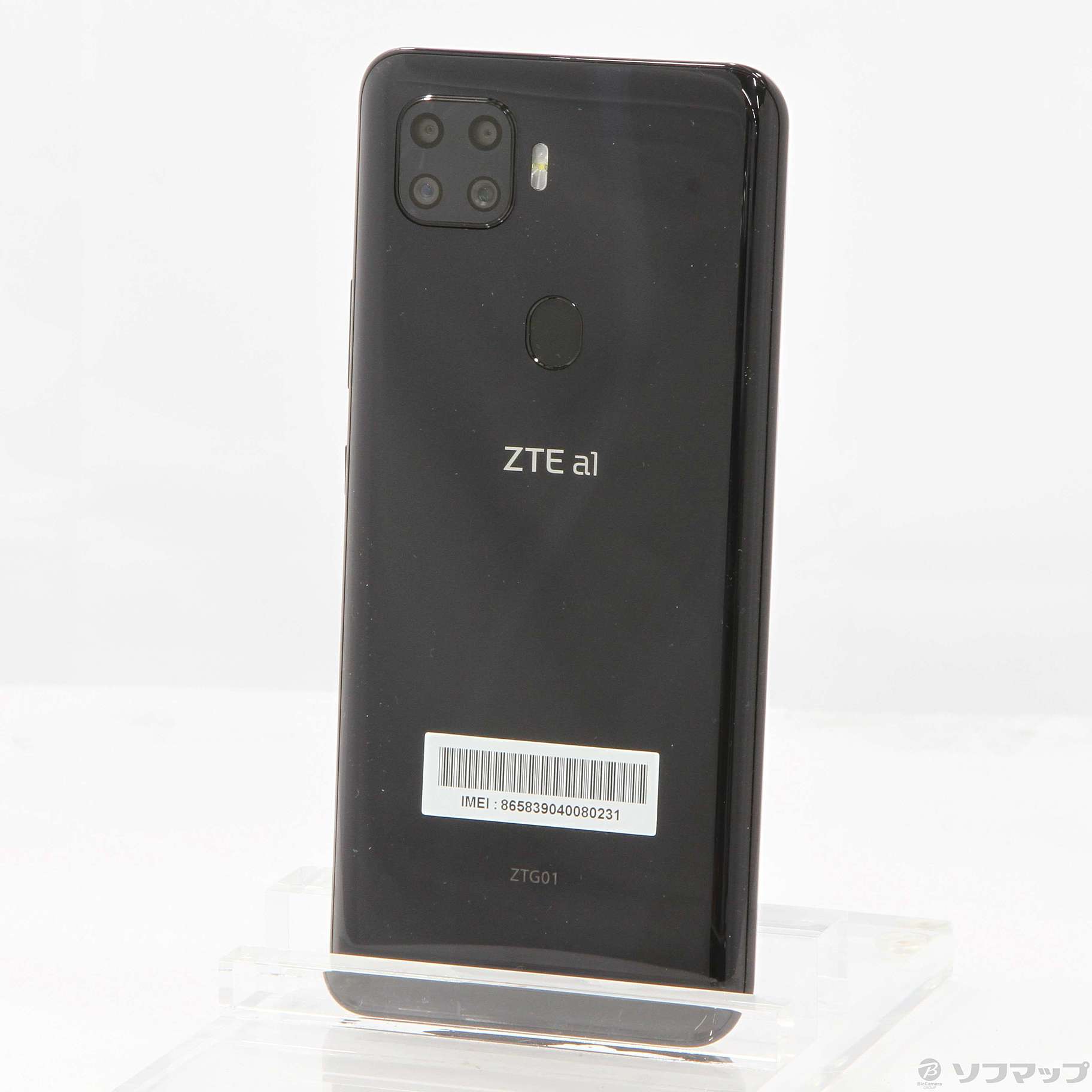 中古】セール対象品 ZTE a1 128GB ブラック ZTG01 au 〔ネットワーク