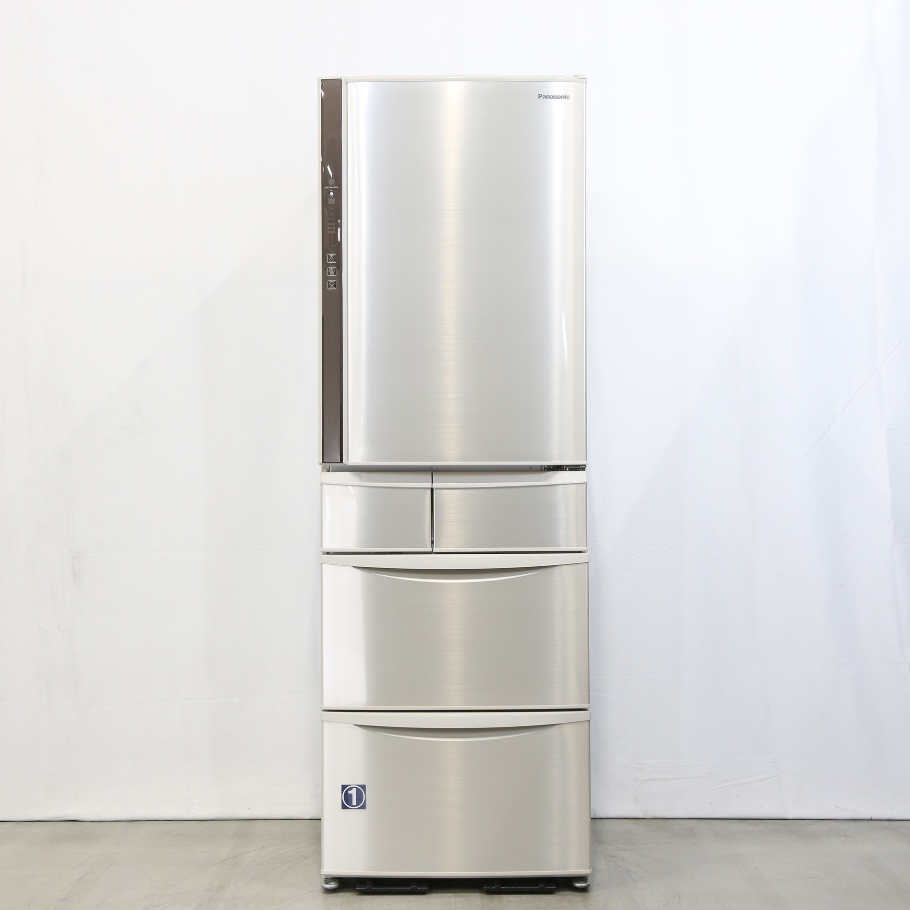 美品】2013年製 Panasonic 冷凍冷蔵庫 NR-E437T-H - キッチン家電
