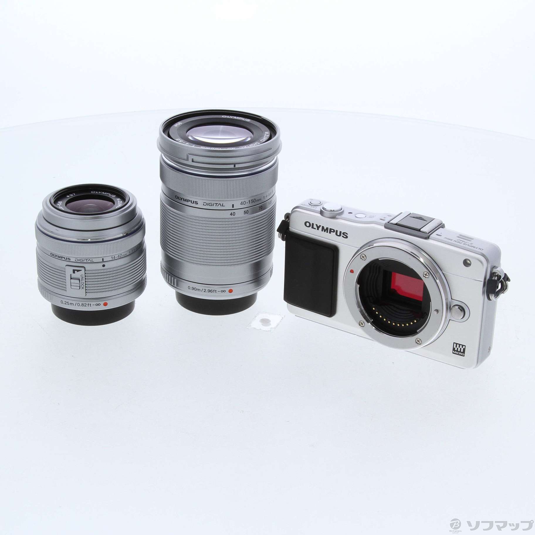 OLYMPUS PEN mini E-PM2 ダブルズームキット デジタル一眼カメラ - カメラ