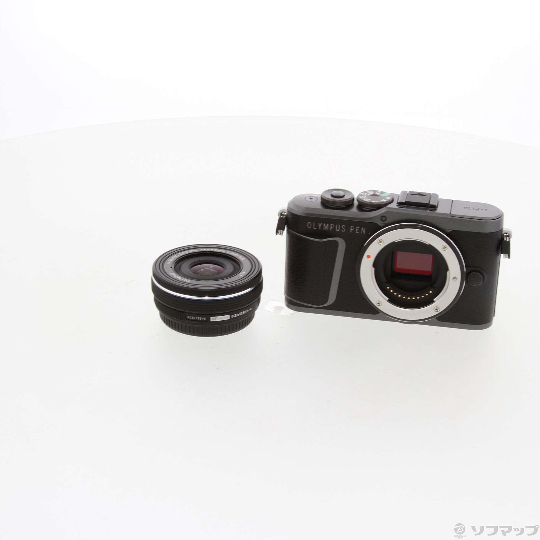 中古】OLYMPUS ミラーレス一眼 E-PL8 レンズキット ブラック 