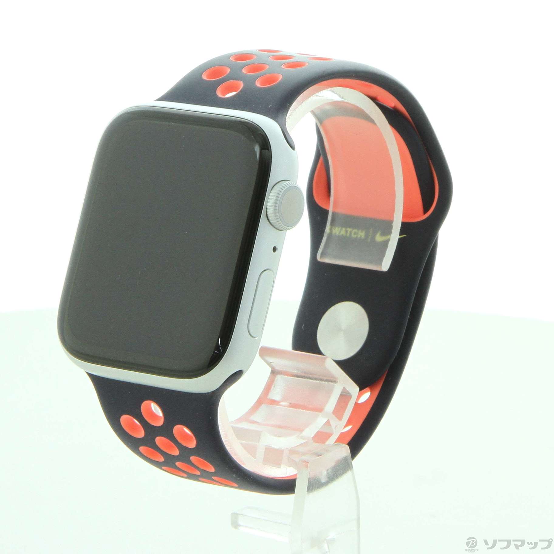 Apple Watch Series 6 Nike GPS 44mm シルバーアルミニウムケース  ブルーブラック／ブライトマンゴーNikeスポーツバンド ◇01/23(土)新入荷！