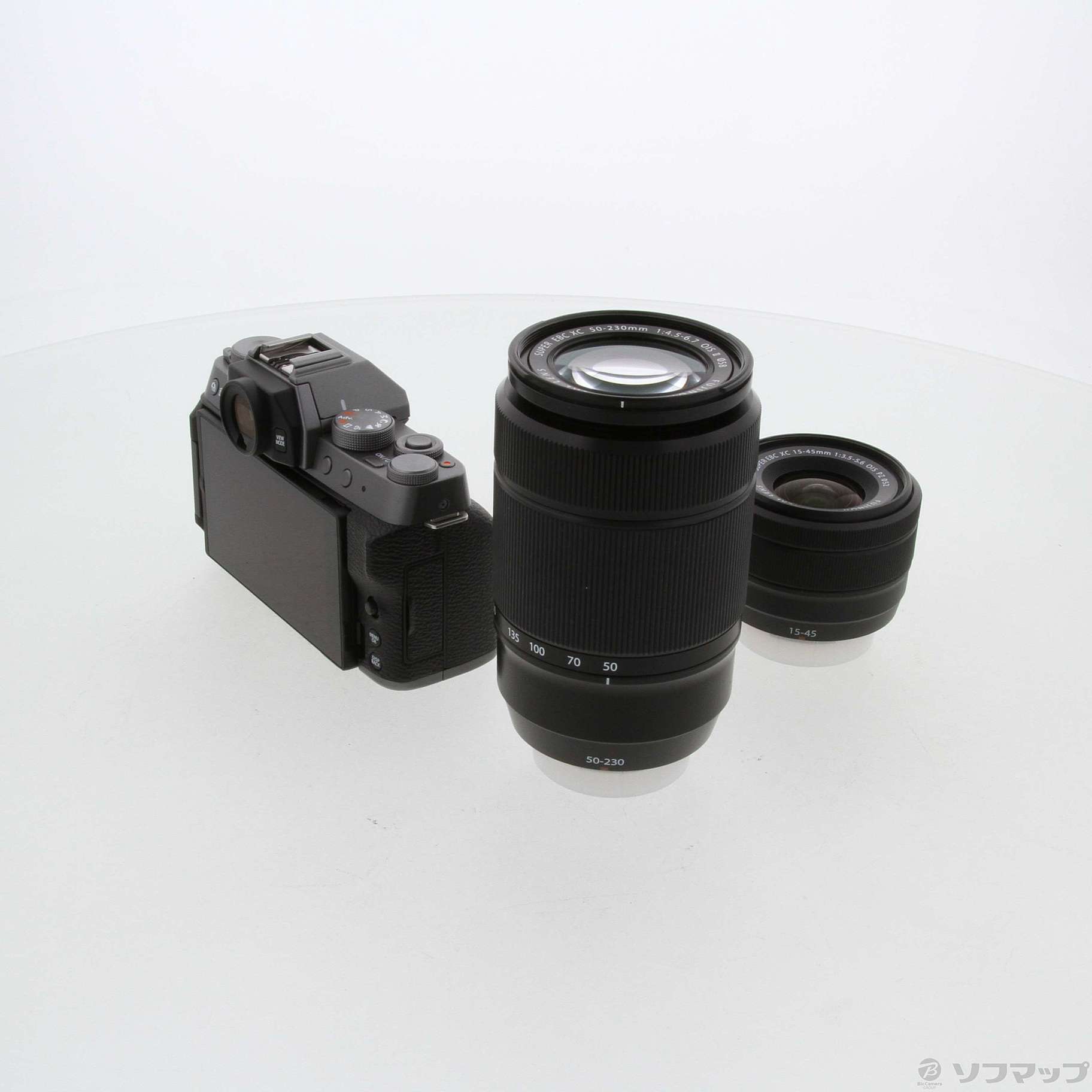 中古】FUJIFILM X-T200 ダブルズームレンズキット ダークシルバー ◇06 