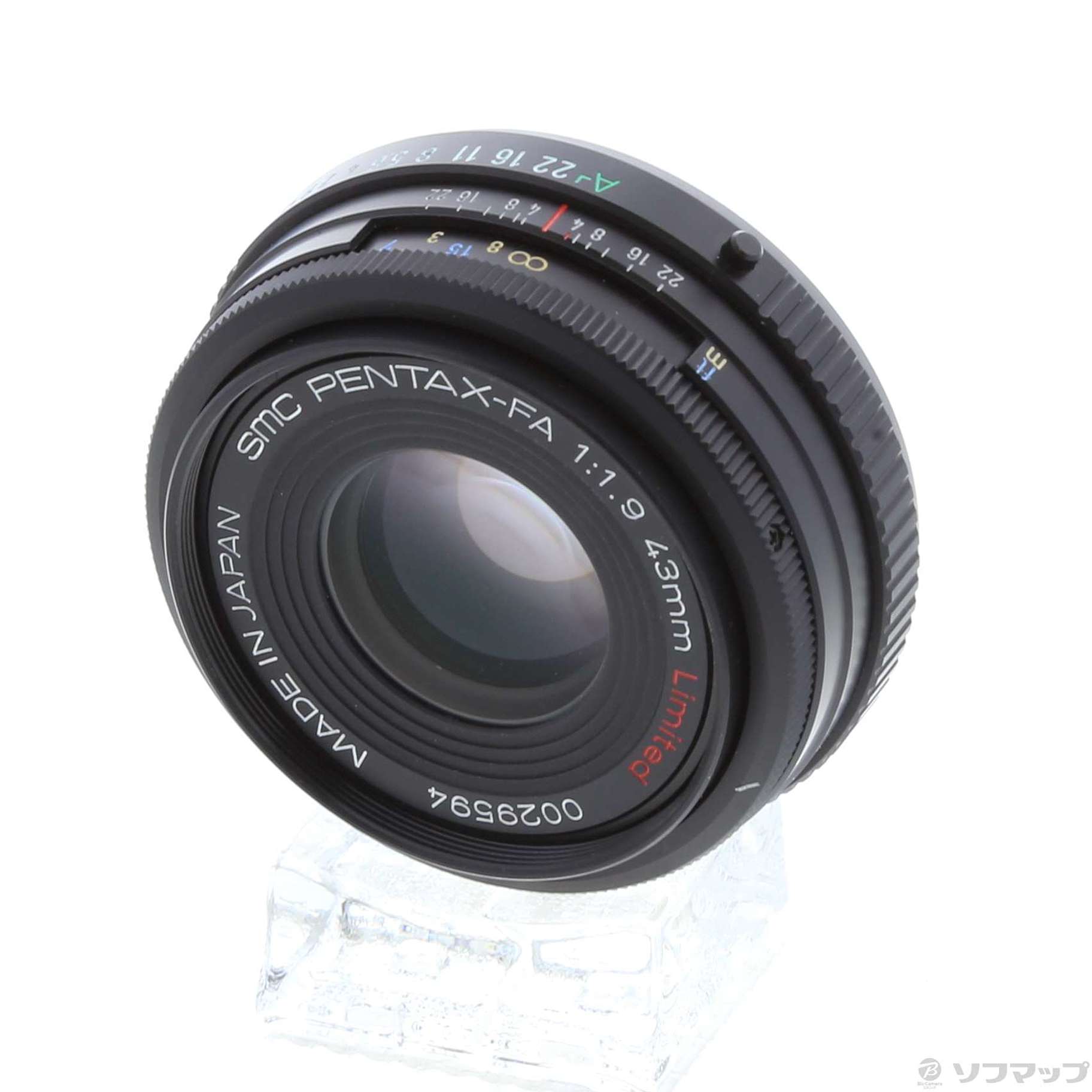 中古】PENTAX FA 43mm F1.9 Limited (ブラック) (レンズ) [2133030885793] -  リコレ！|ビックカメラグループ ソフマップの中古通販サイト