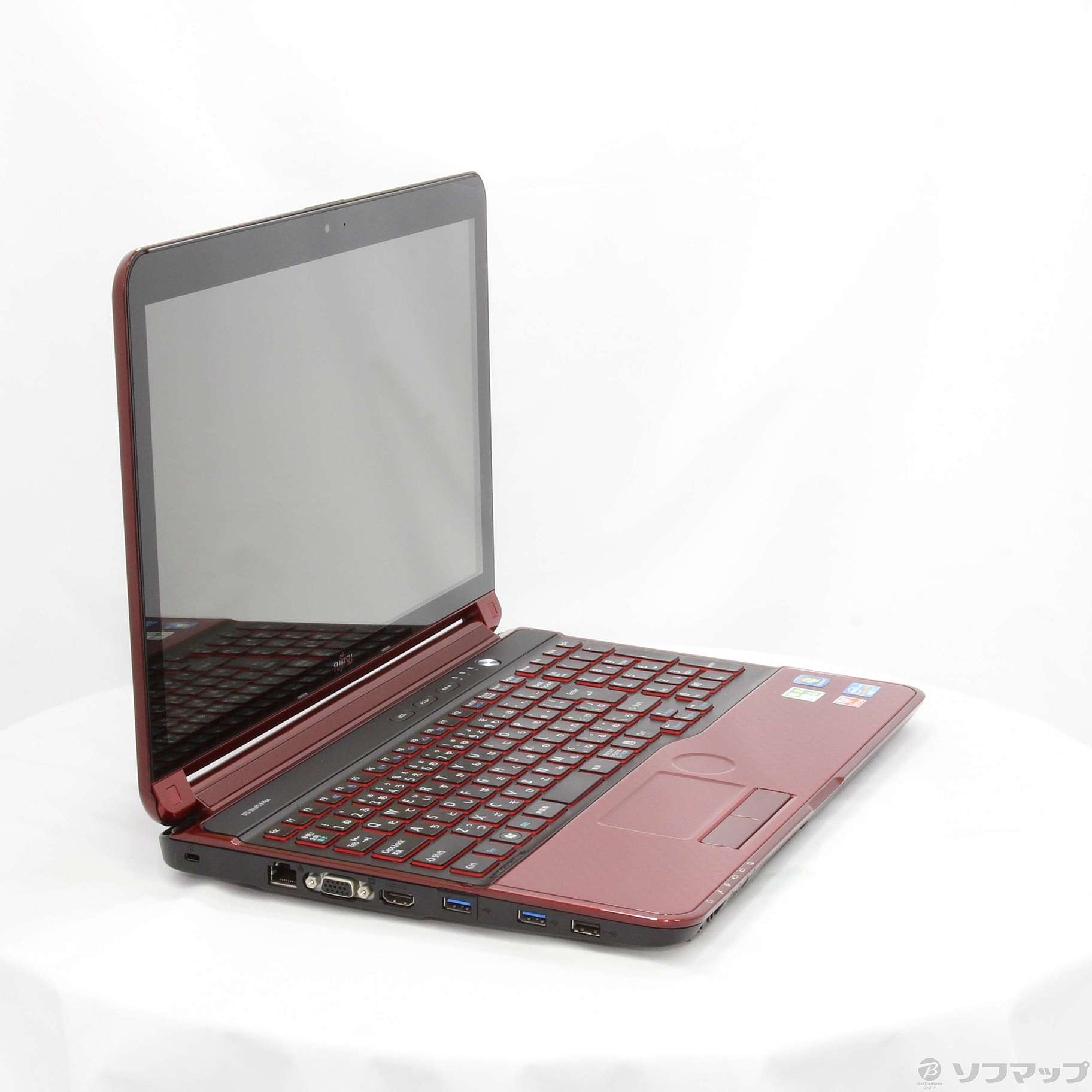 中古】格安安心パソコン LIFEBOOK AH77／G FMVA77GRZ ガーネット