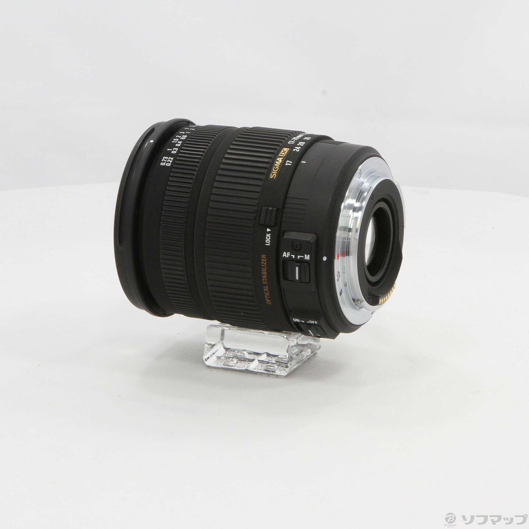 中古】SIGMA 17-70mm F2.8-4 DC Macro OS HSM (Canon用) (レンズ