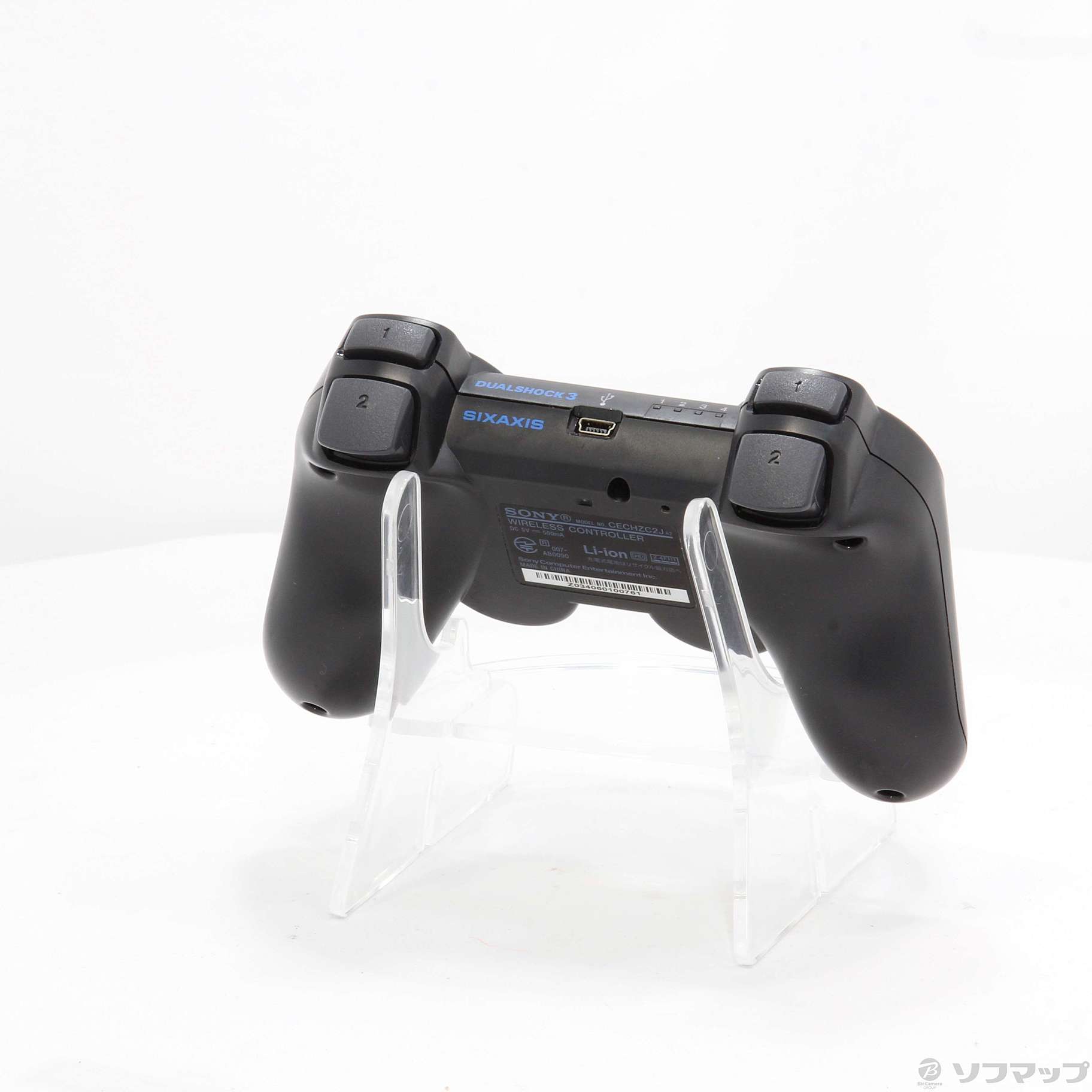 中古】ワイヤレスコントローラ (SIXAXIS) CECH-ZC1 ブラック