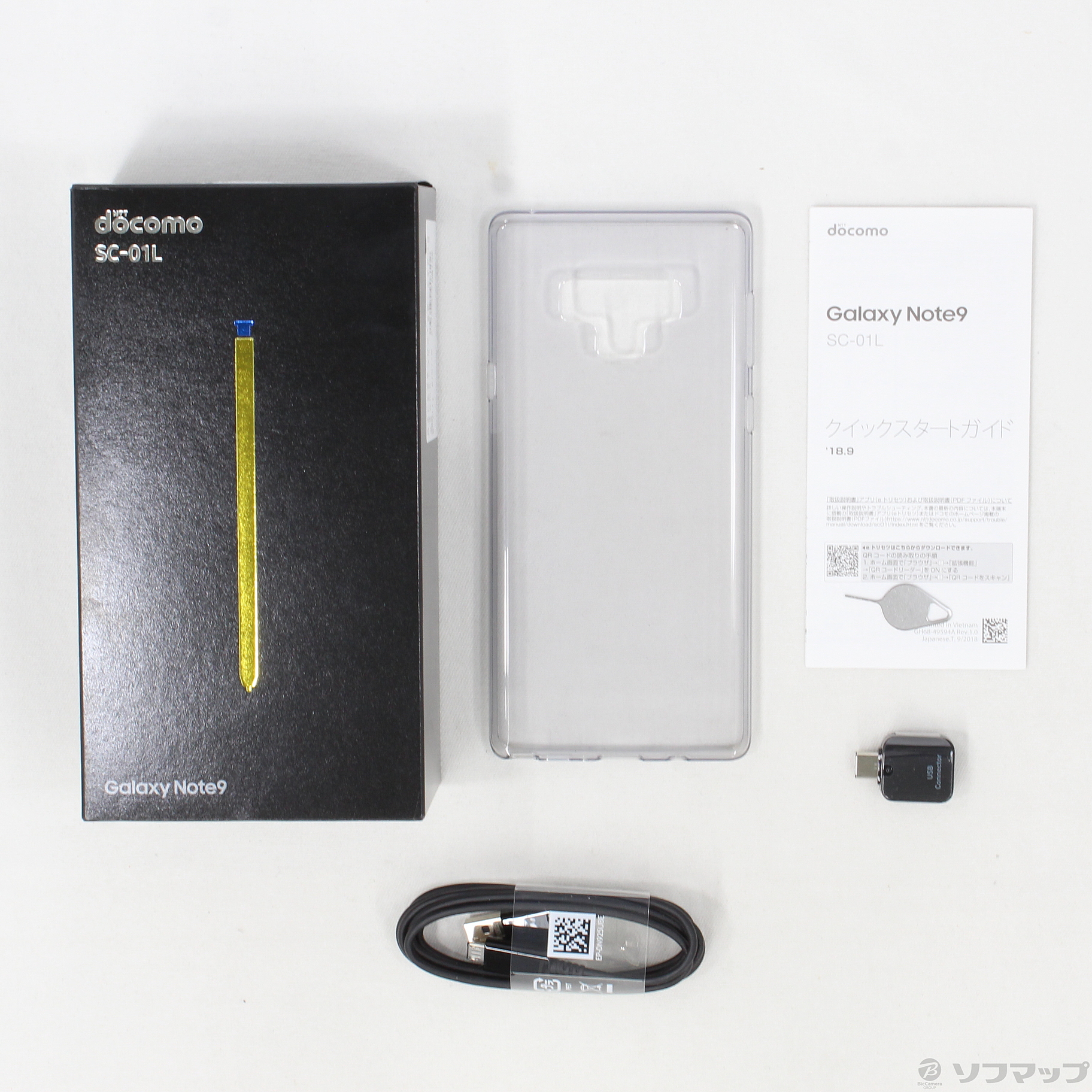 中古】GALAXY Note9 128GB オーシャンブルー SC-01L docomoロック解除 