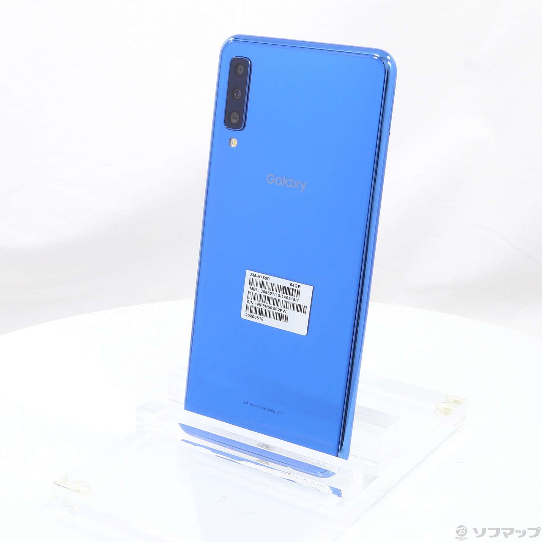 中古】GALAXY A7 楽天版 64GB ブルー SM-A750C SIMフリー