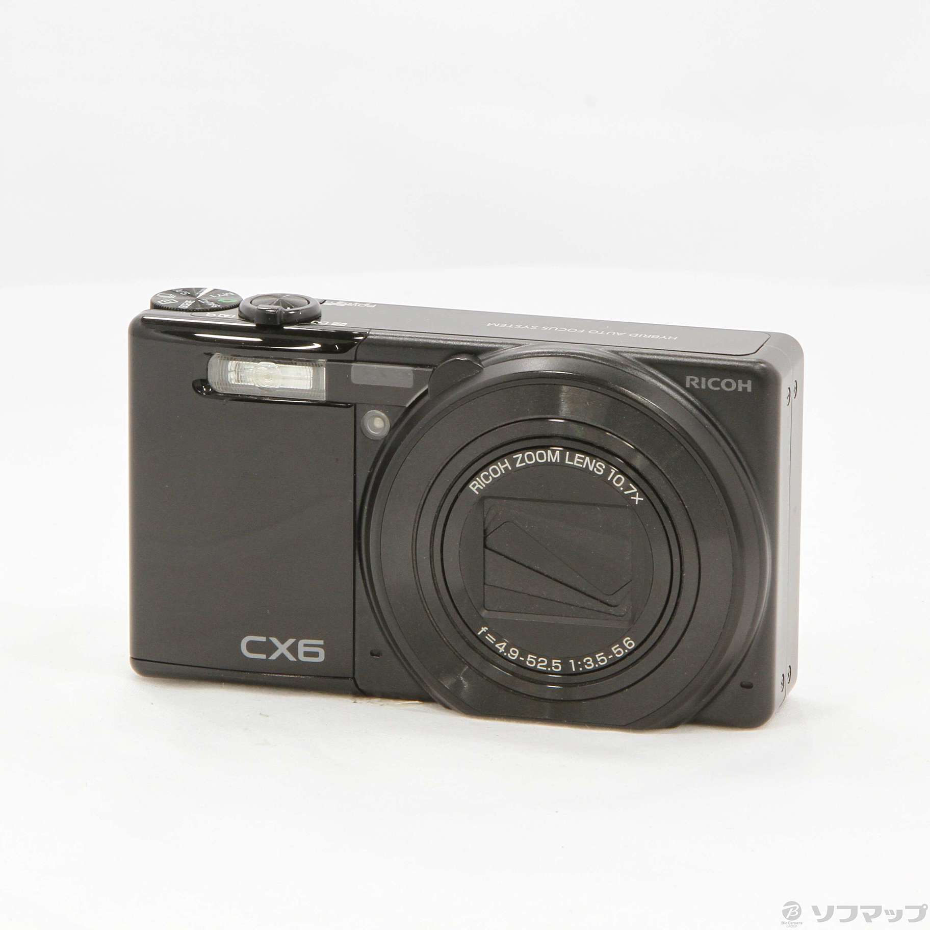 公式の RICOH デジタルカメラ ブラック CX6-BK リコー