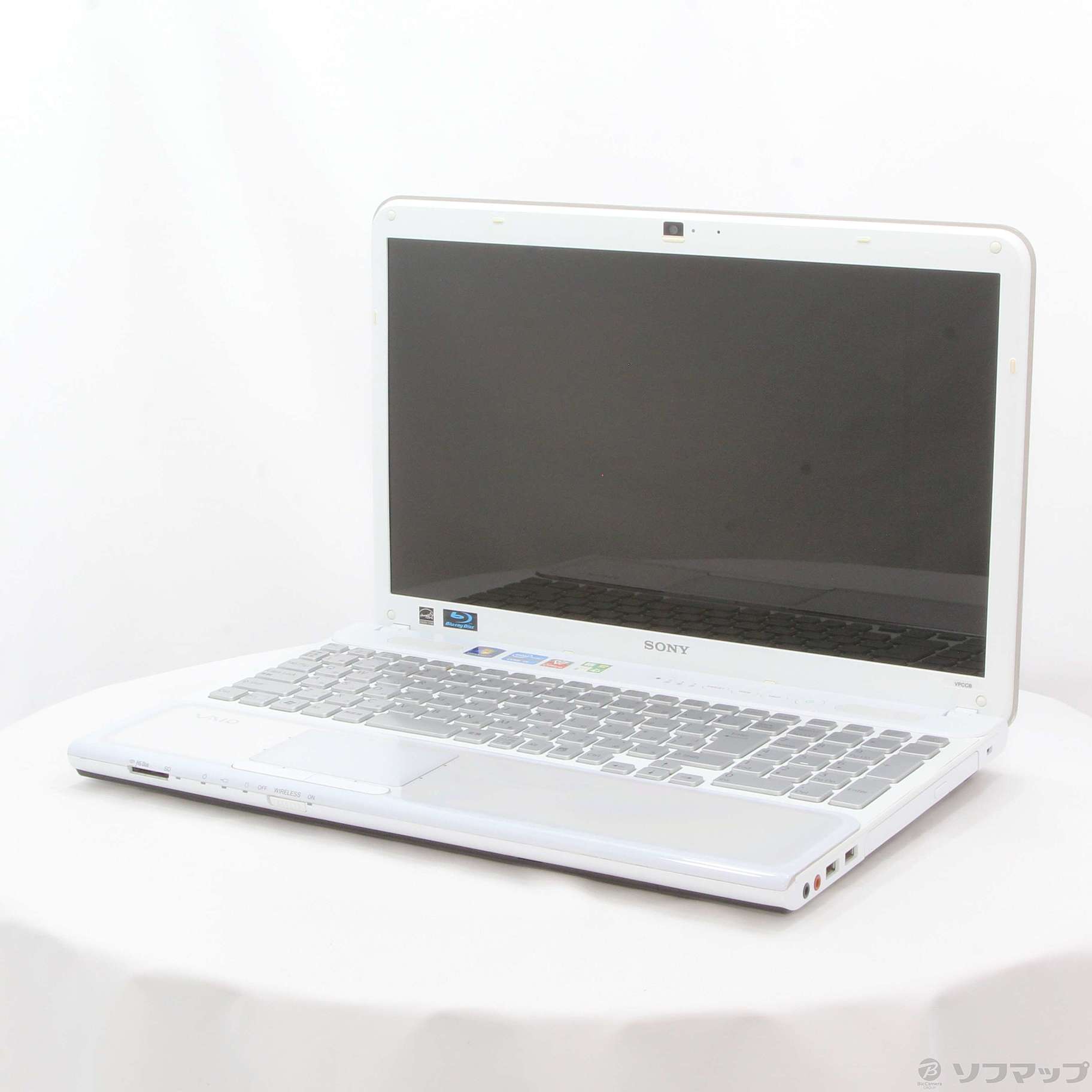 中古】格安安心パソコン VAIO C VPCCB49FJ／W ホワイト [2133030947231